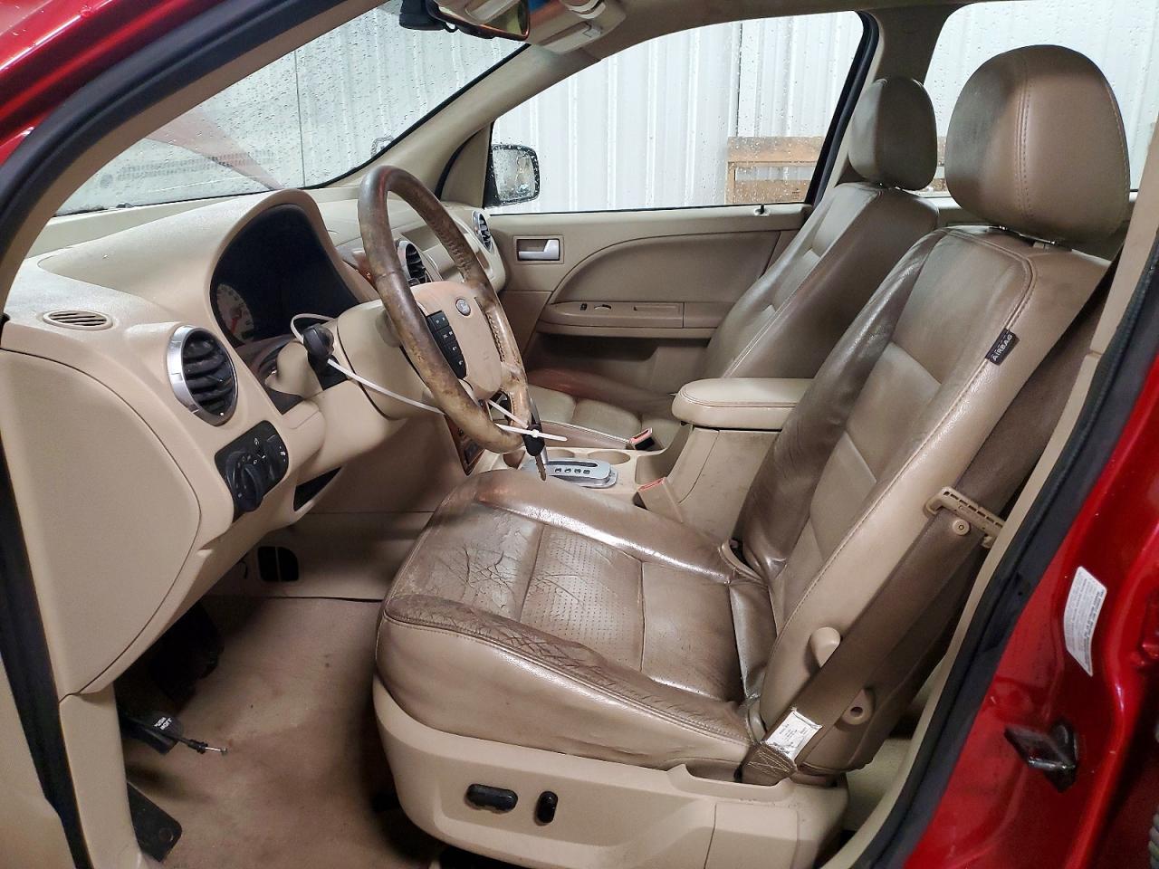 2007 Ford Freestyle Limited Red vin: 1FMDK06147GA16095
