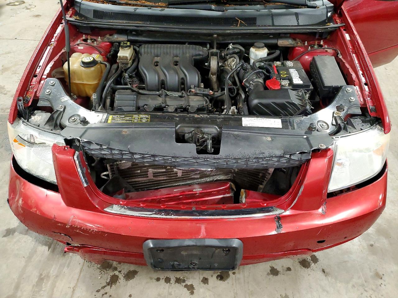 2007 Ford Freestyle Limited Red vin: 1FMDK06147GA16095