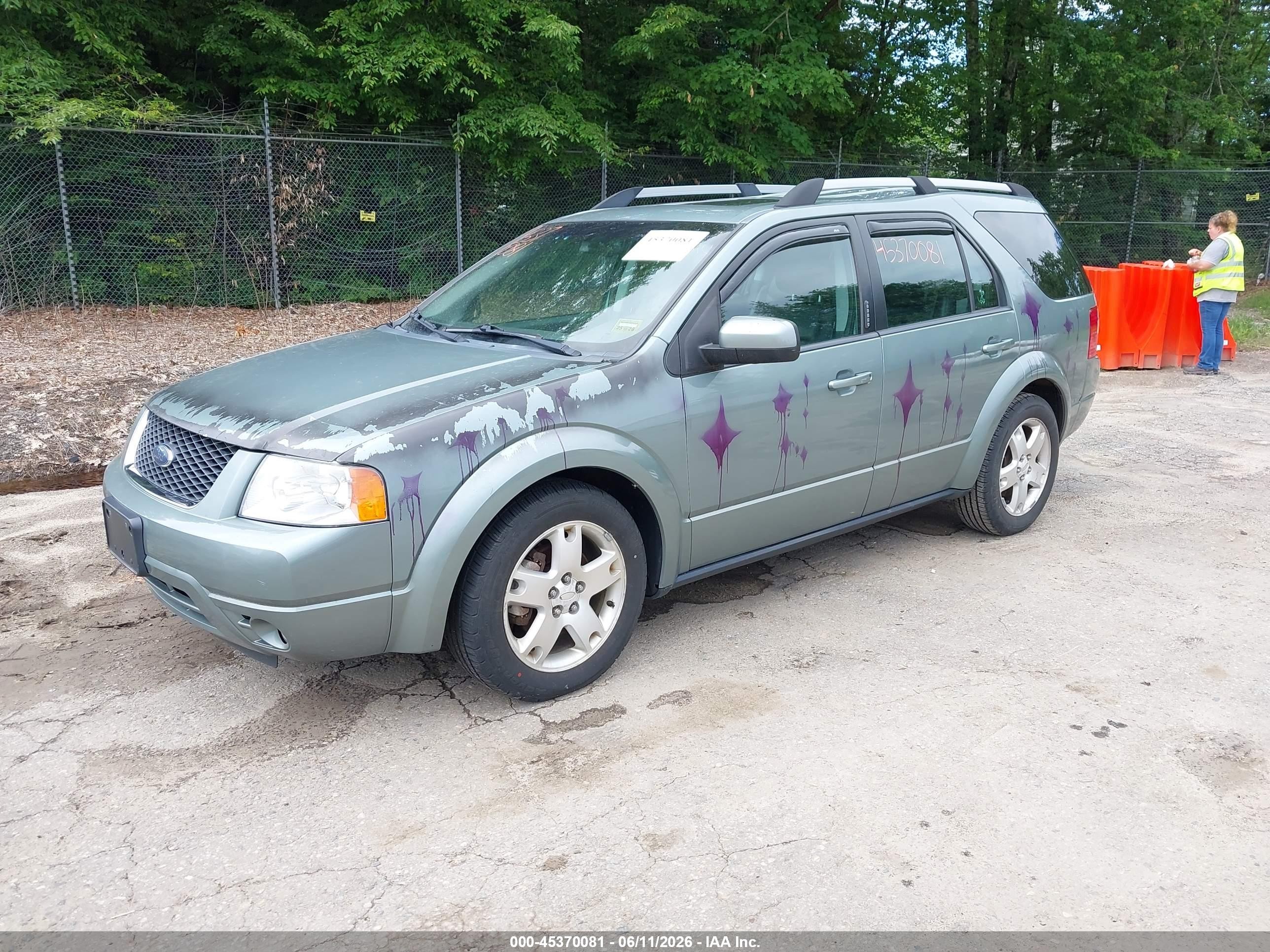 2007 Ford Freestyle Limited Green vin: 1FMDK06157GA15229