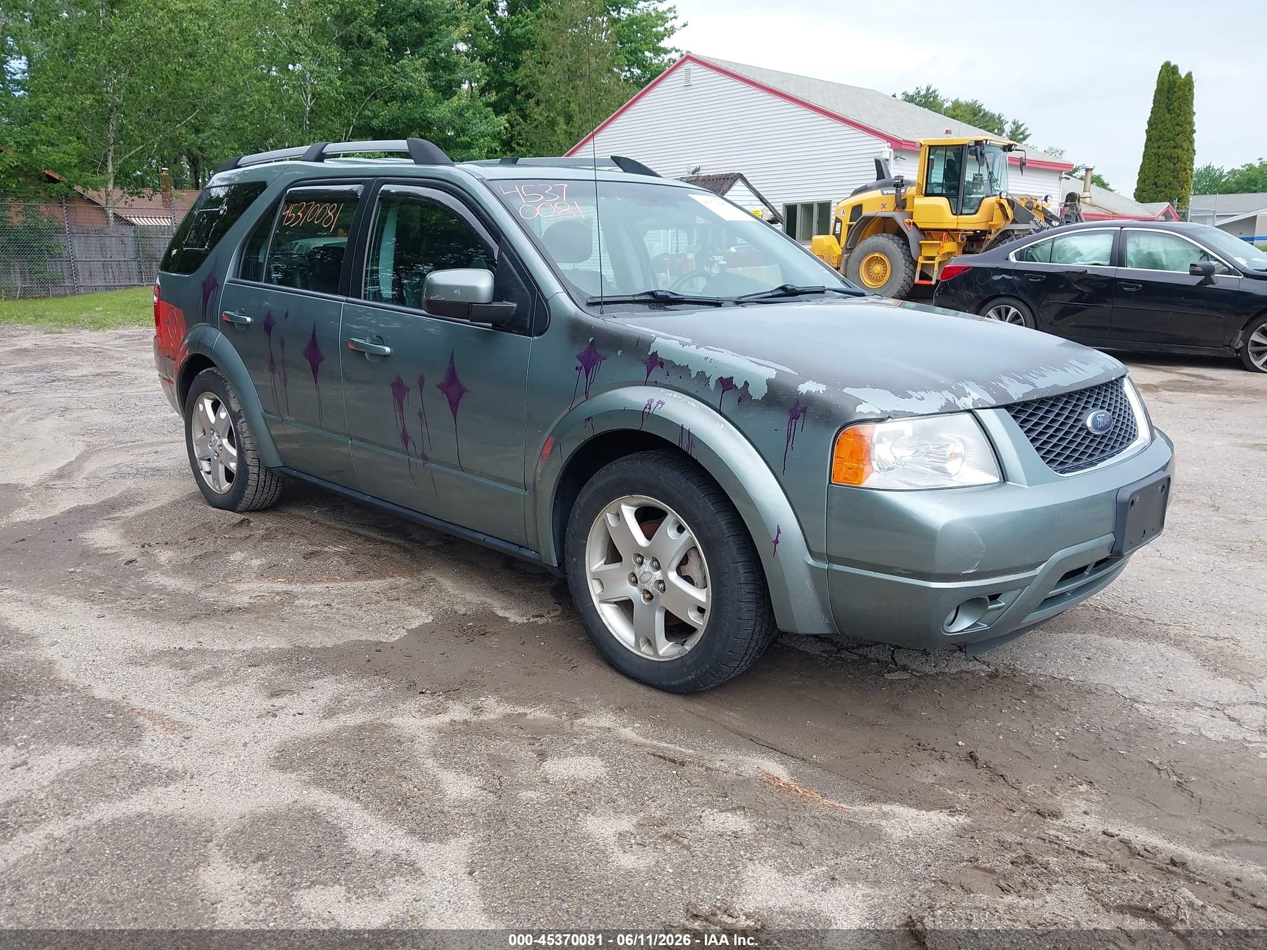 2007 Ford Freestyle Limited Green vin: 1FMDK06157GA15229