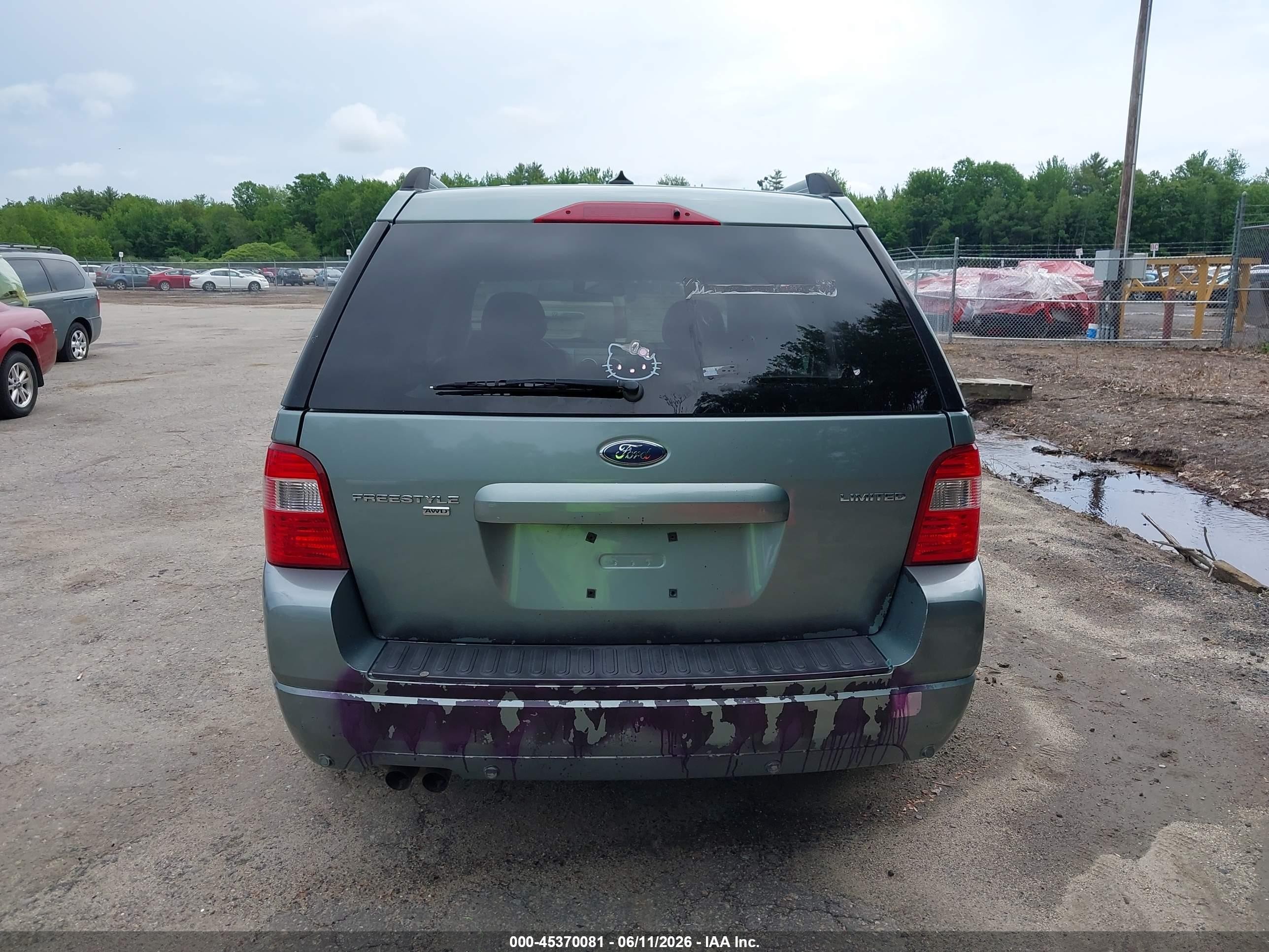 2007 Ford Freestyle Limited Green vin: 1FMDK06157GA15229