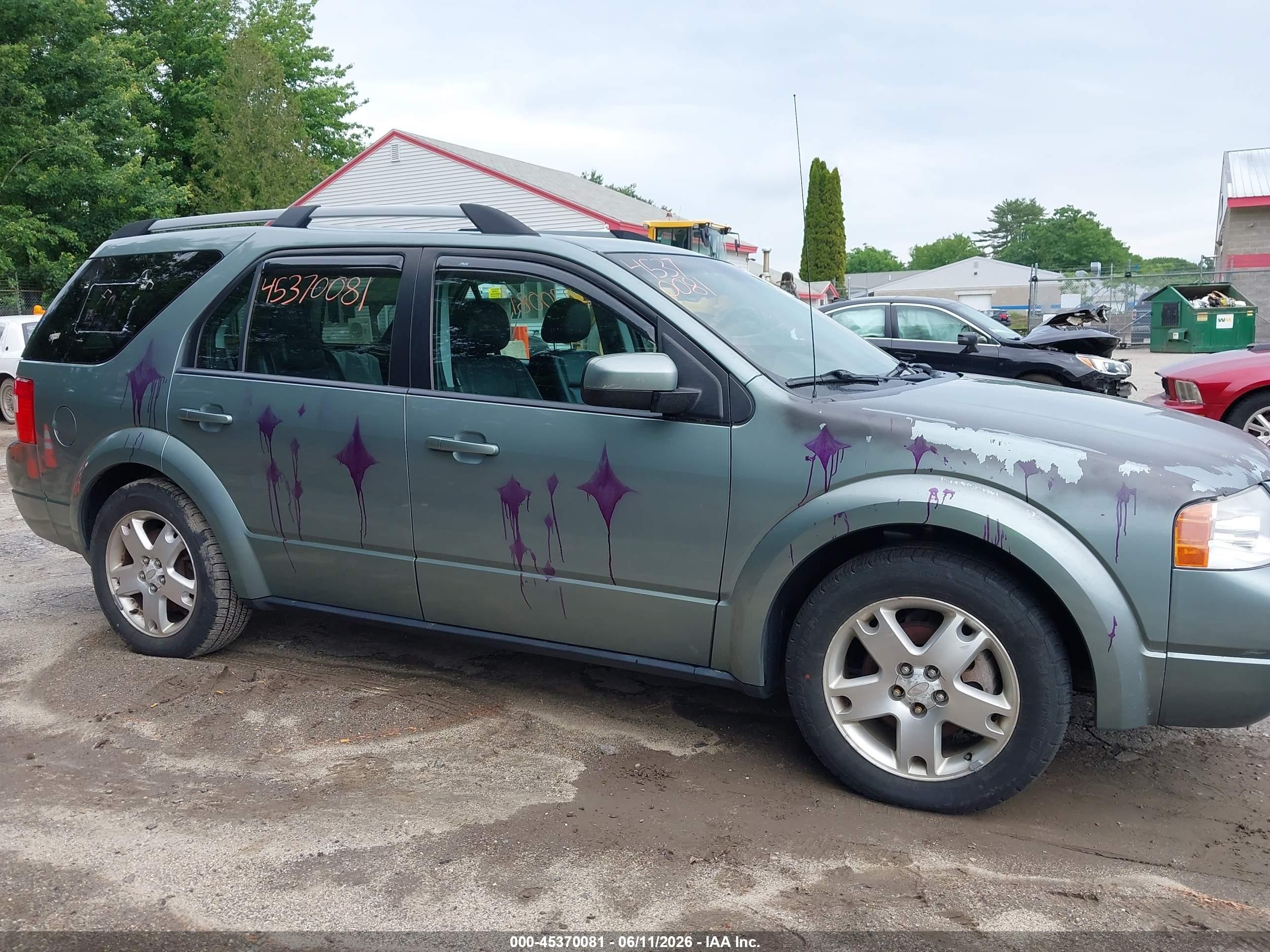 2007 Ford Freestyle Limited Green vin: 1FMDK06157GA15229