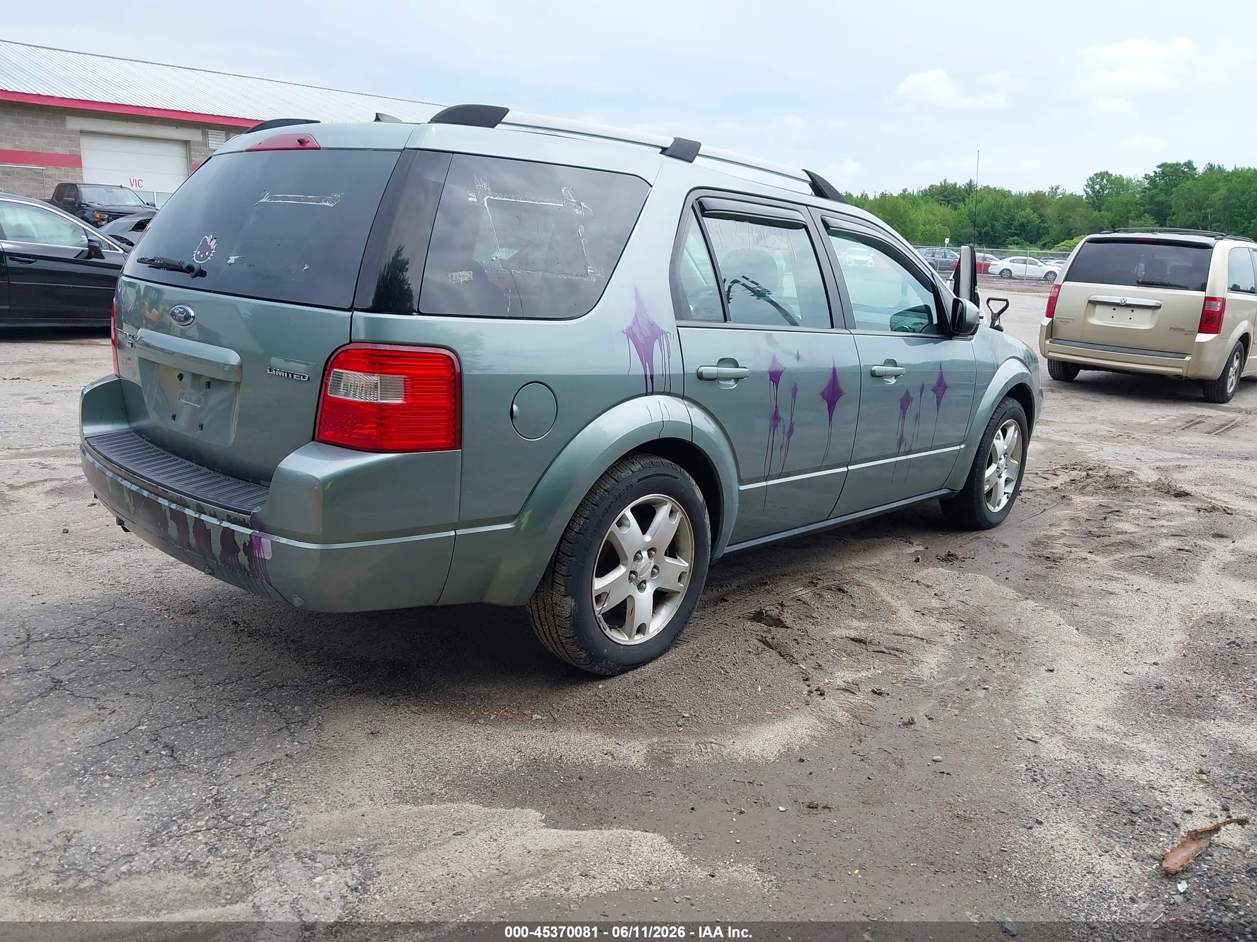 2007 Ford Freestyle Limited Green vin: 1FMDK06157GA15229
