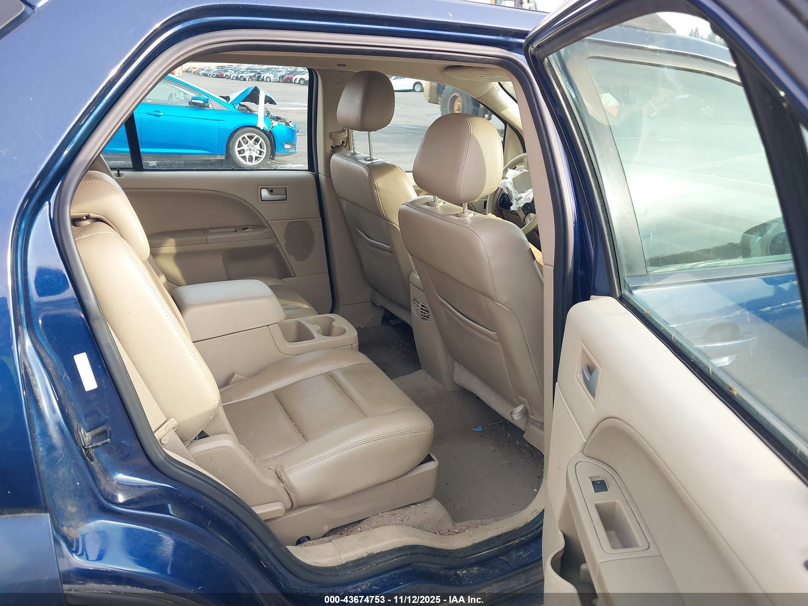 2007 Ford Freestyle Limited Dark Blue vin: 1FMDK06167GA32542