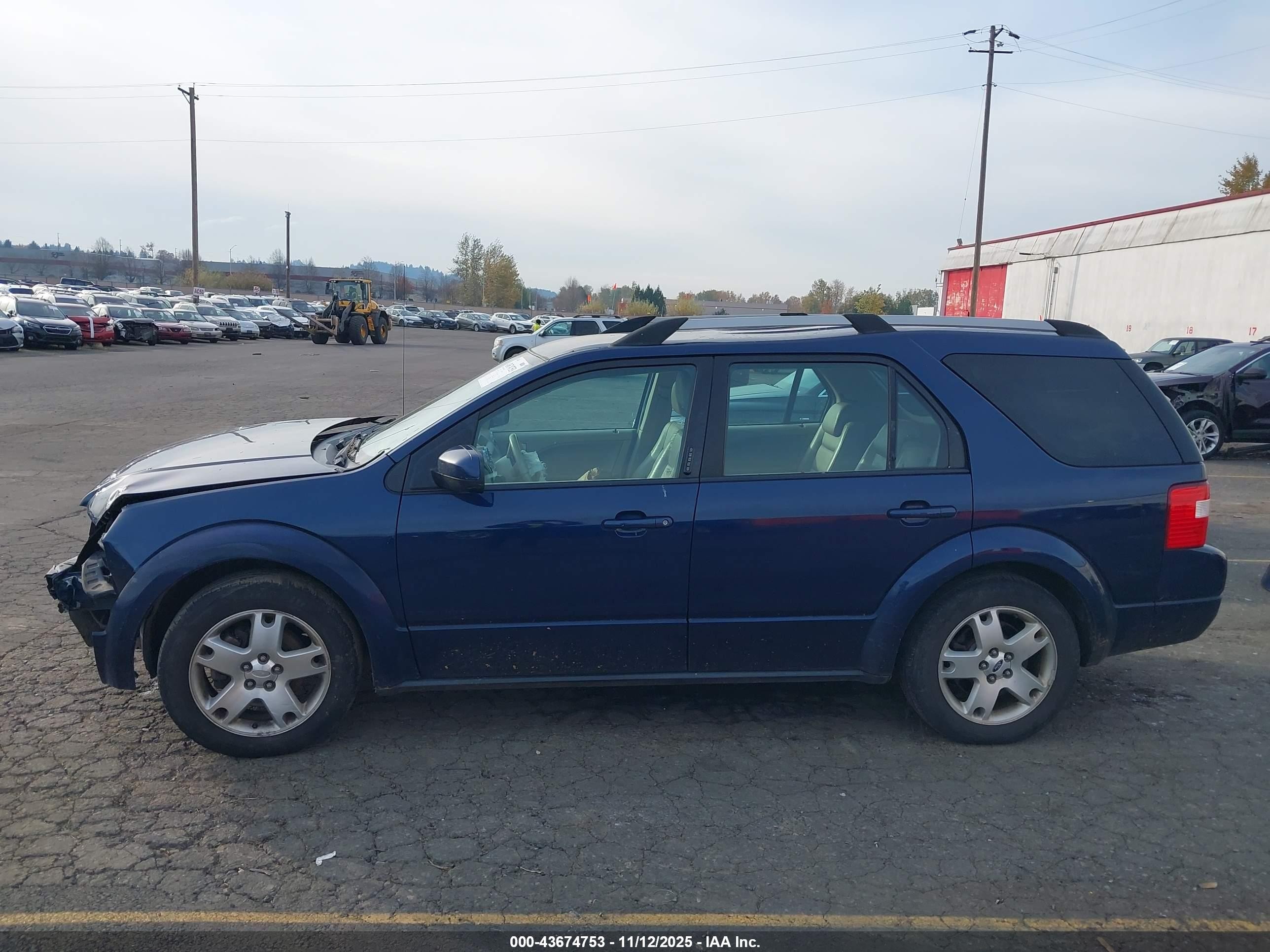 2007 Ford Freestyle Limited Dark Blue vin: 1FMDK06167GA32542