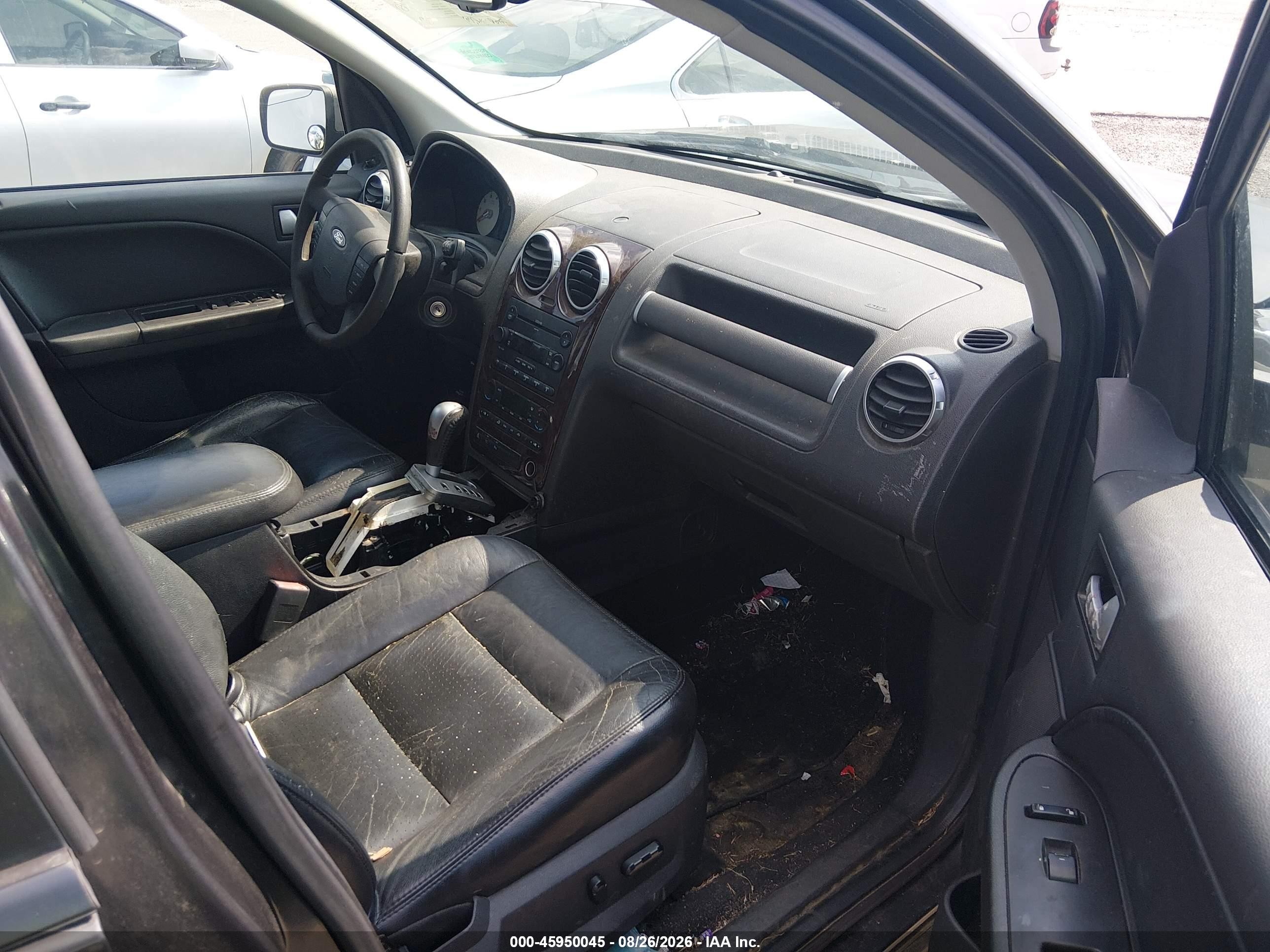 2007 Ford Freestyle Limited Black vin: 1FMDK06197GA11314