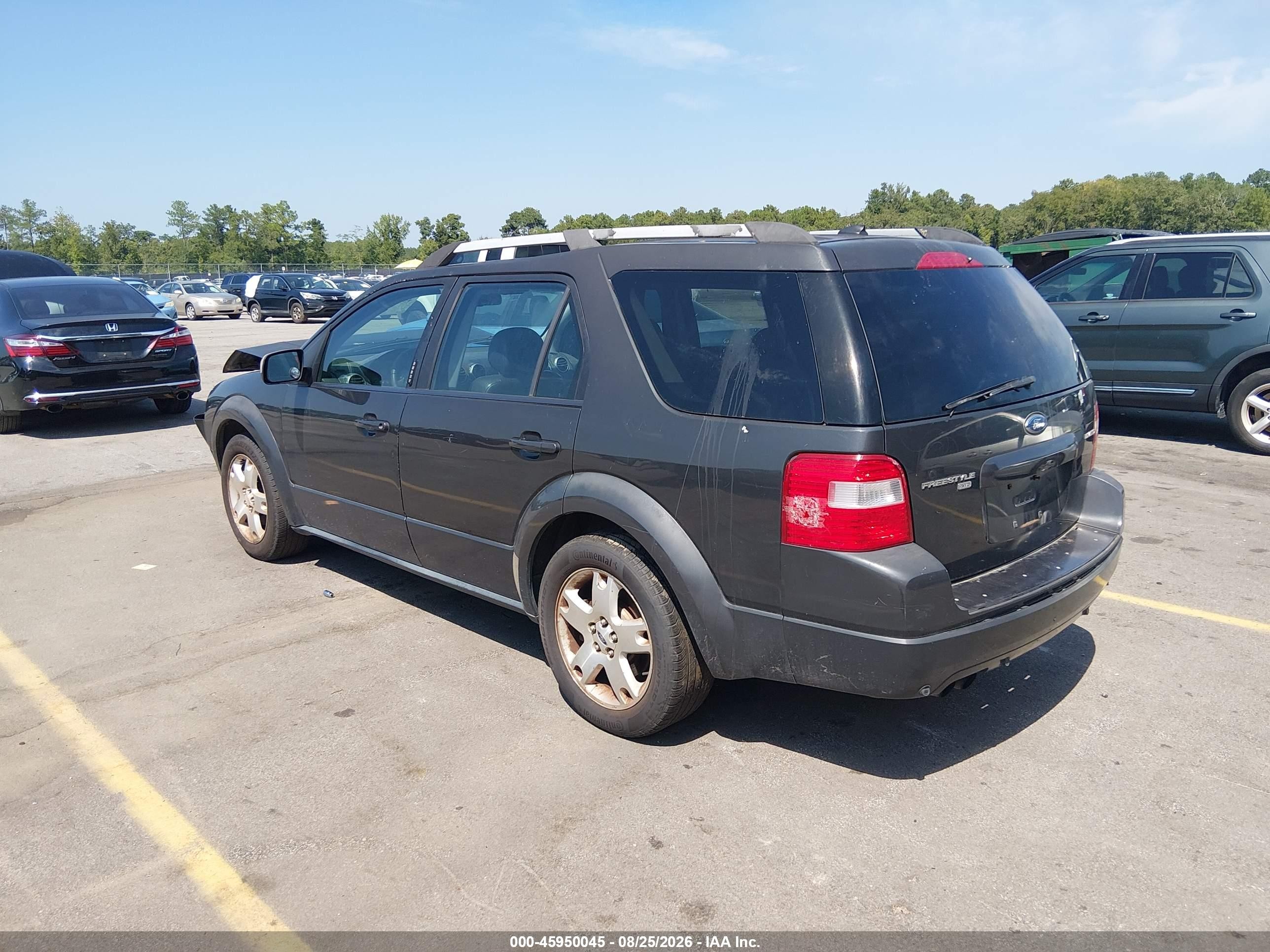 2007 Ford Freestyle Limited Black vin: 1FMDK06197GA11314