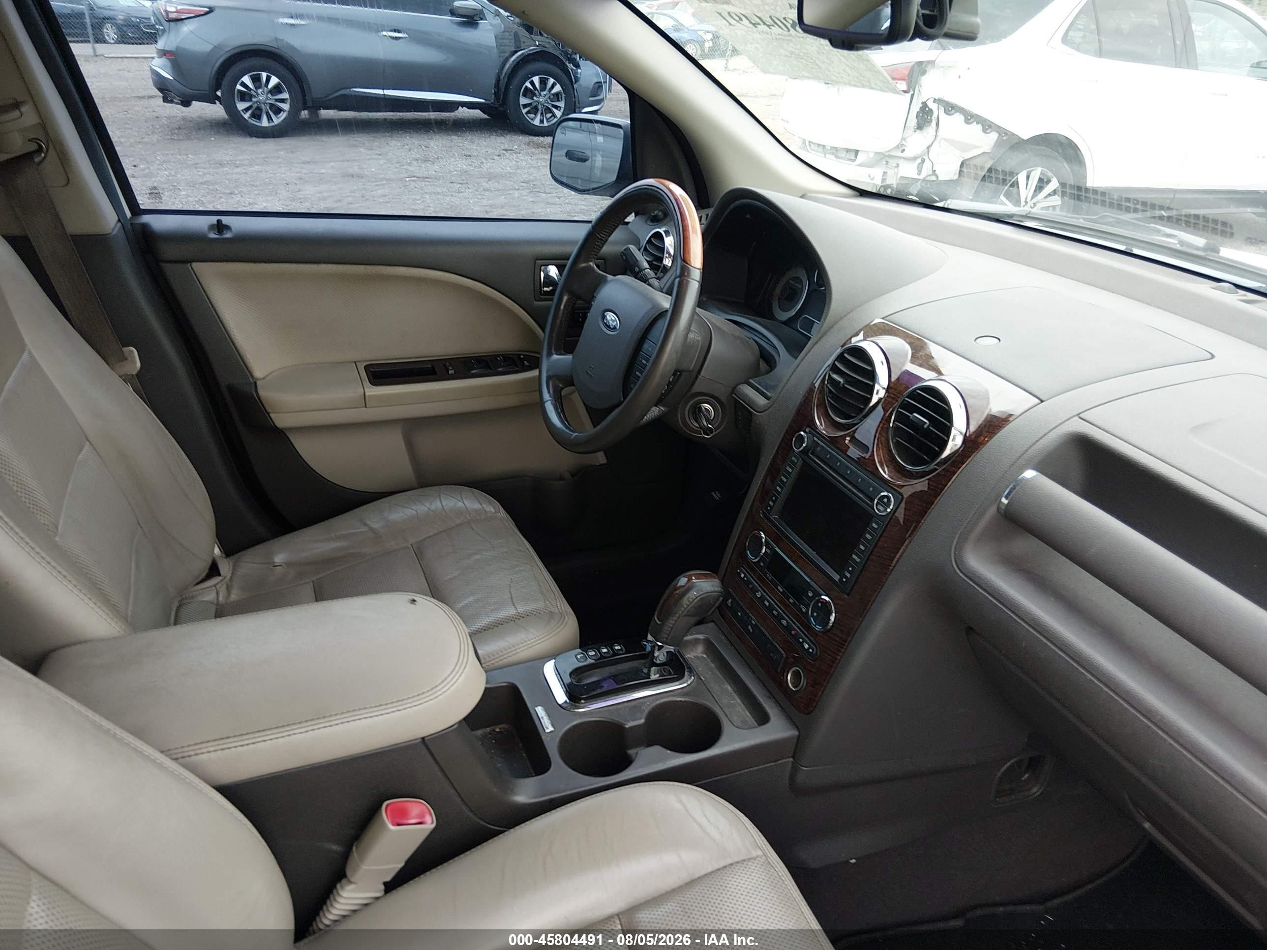 2008 Ford Taurus X Limited White vin: 1FMDK06W18GA21607