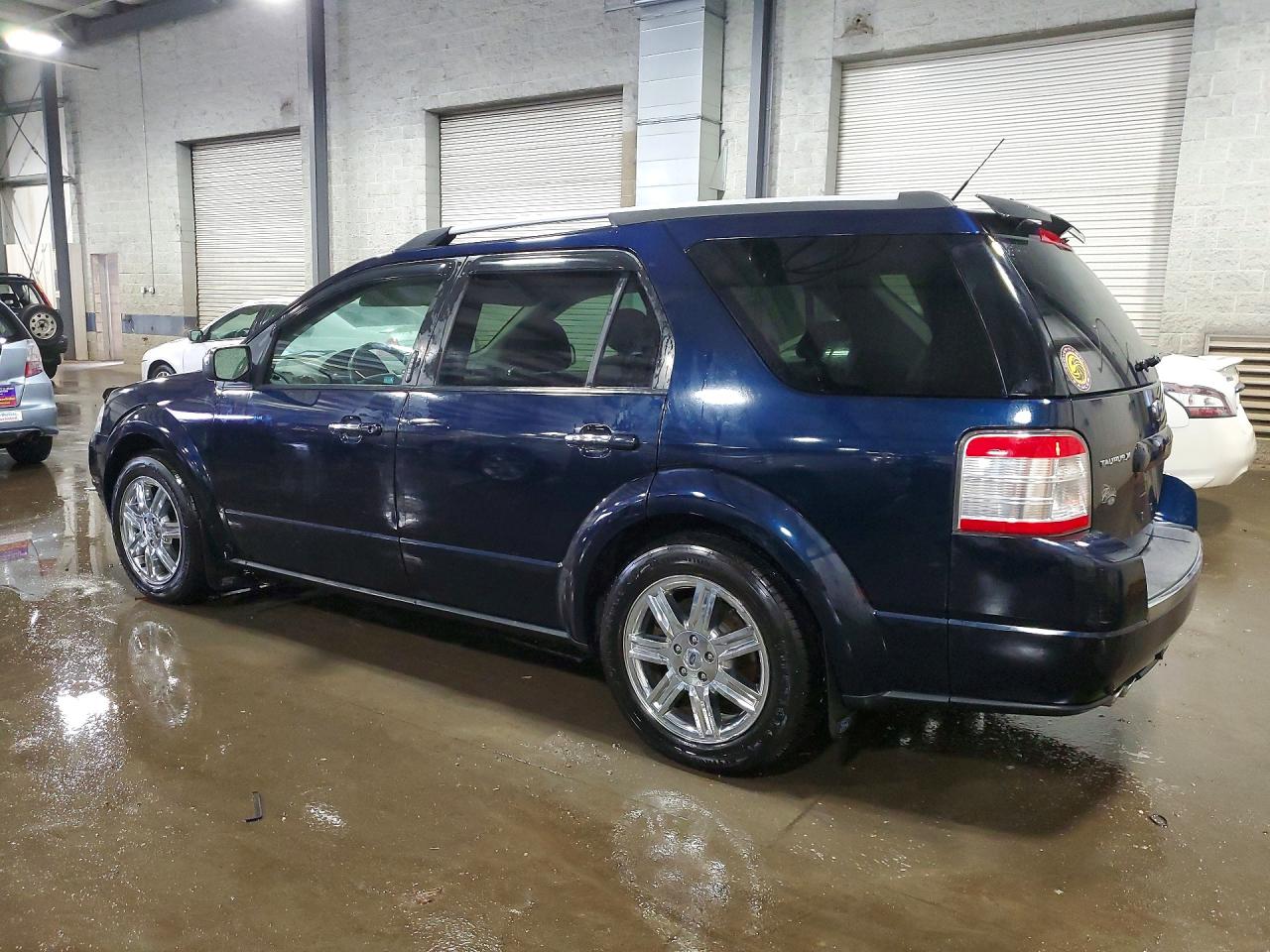 2008 Ford Taurus X Limited Blue vin: 1FMDK06W28GA30221
