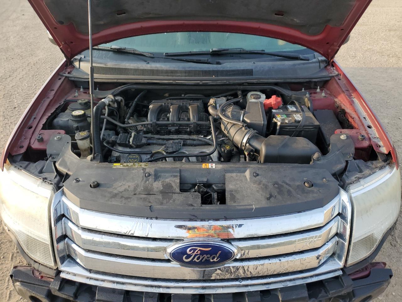 2008 Ford Taurus X Limited Burgundy vin: 1FMDK06W38GA03819