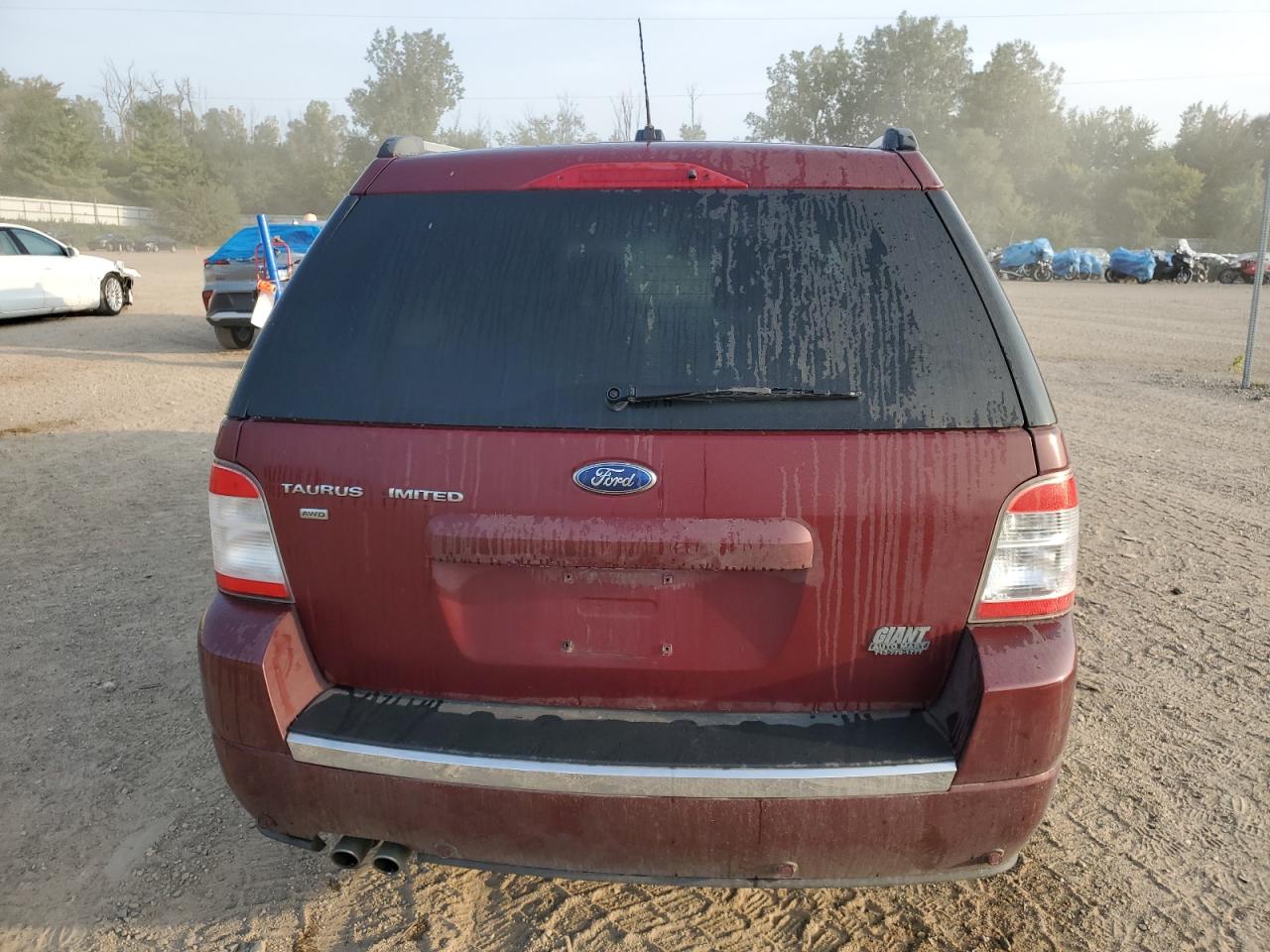 2008 Ford Taurus X Limited Burgundy vin: 1FMDK06W38GA03819