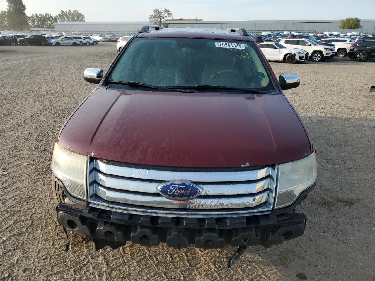 2008 Ford Taurus X Limited Burgundy vin: 1FMDK06W38GA03819