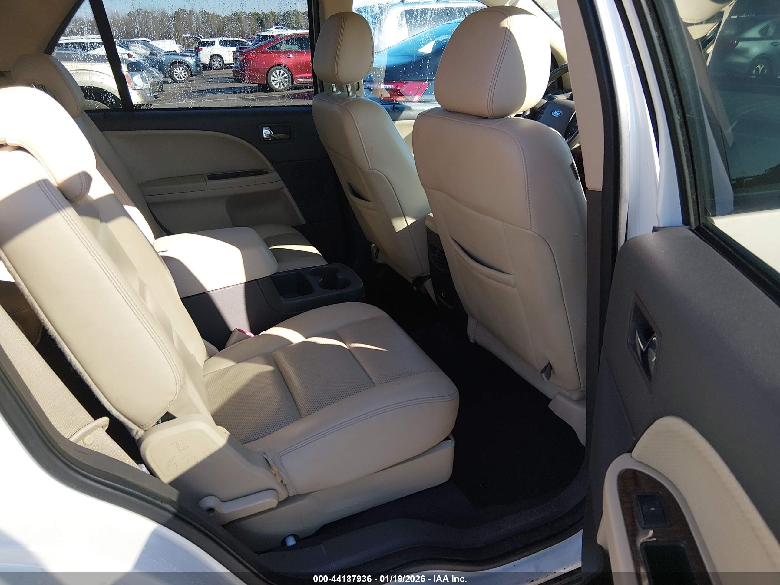2009 Ford Taurus X Limited White vin: 1FMDK06W49GA03717