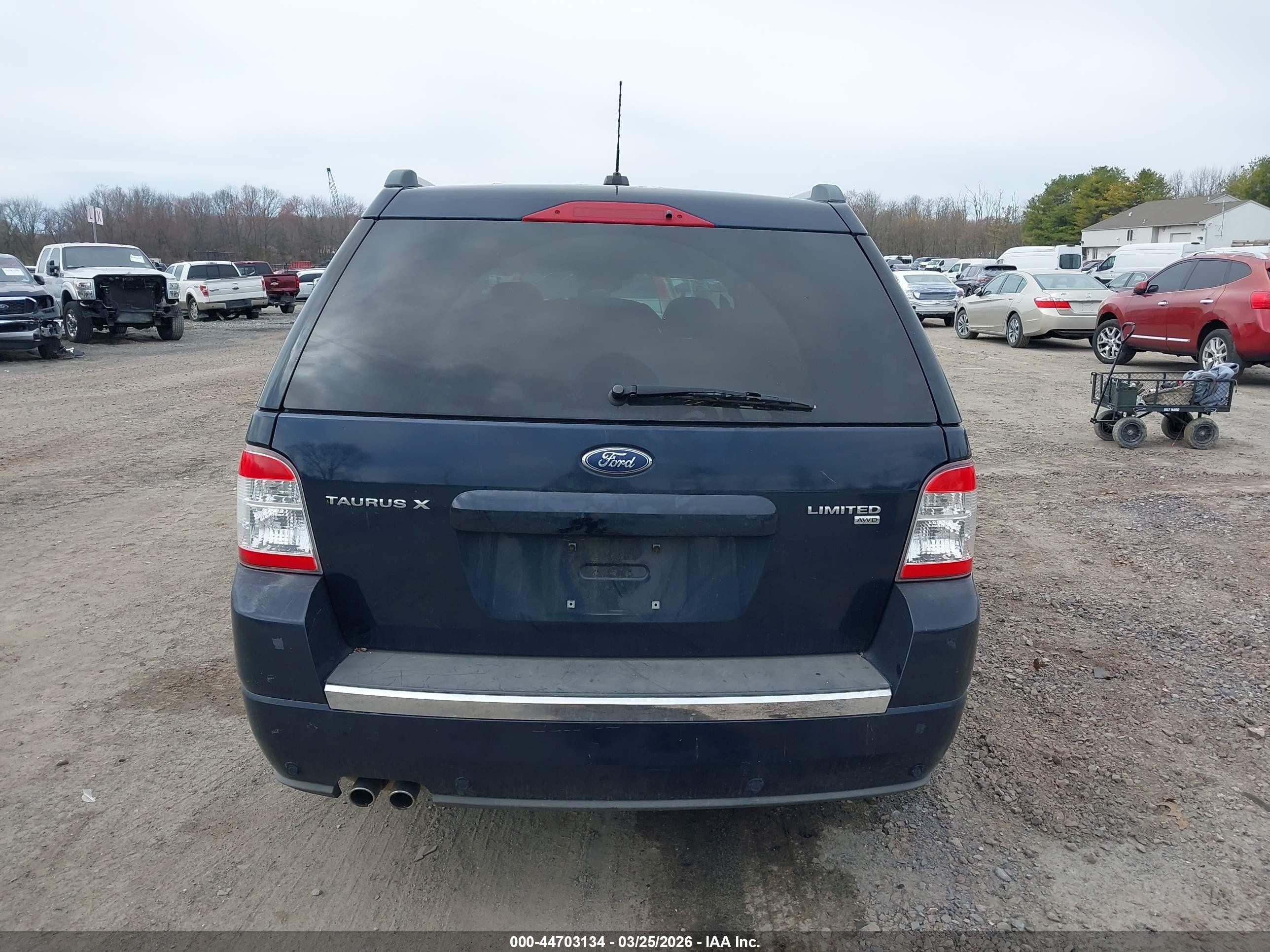 2009 Ford Taurus X Limited Dark Blue vin: 1FMDK06W59GA05766