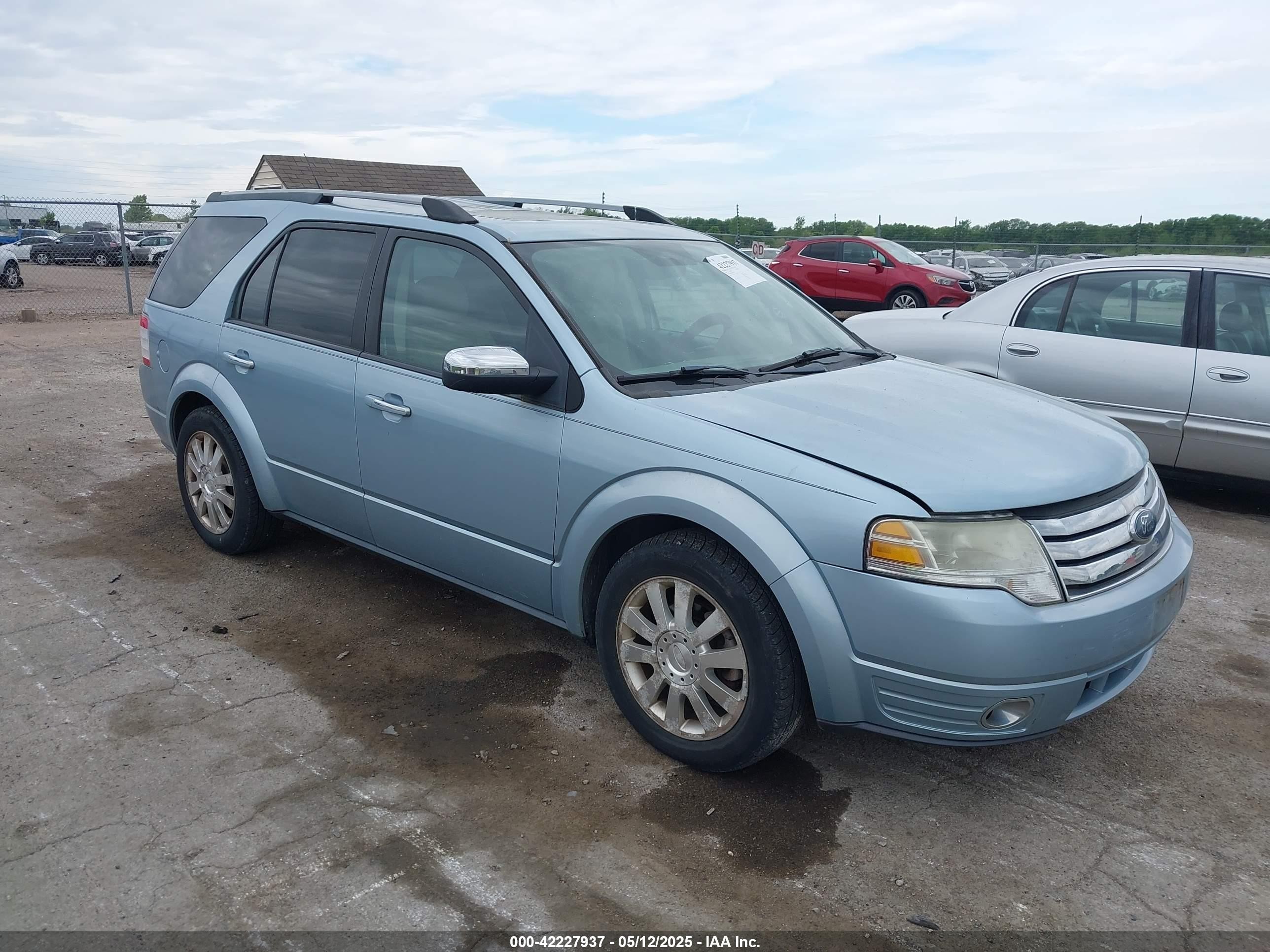 2009 Ford Taurus X Limited Blue vin: 1FMDK06W69GA03959
