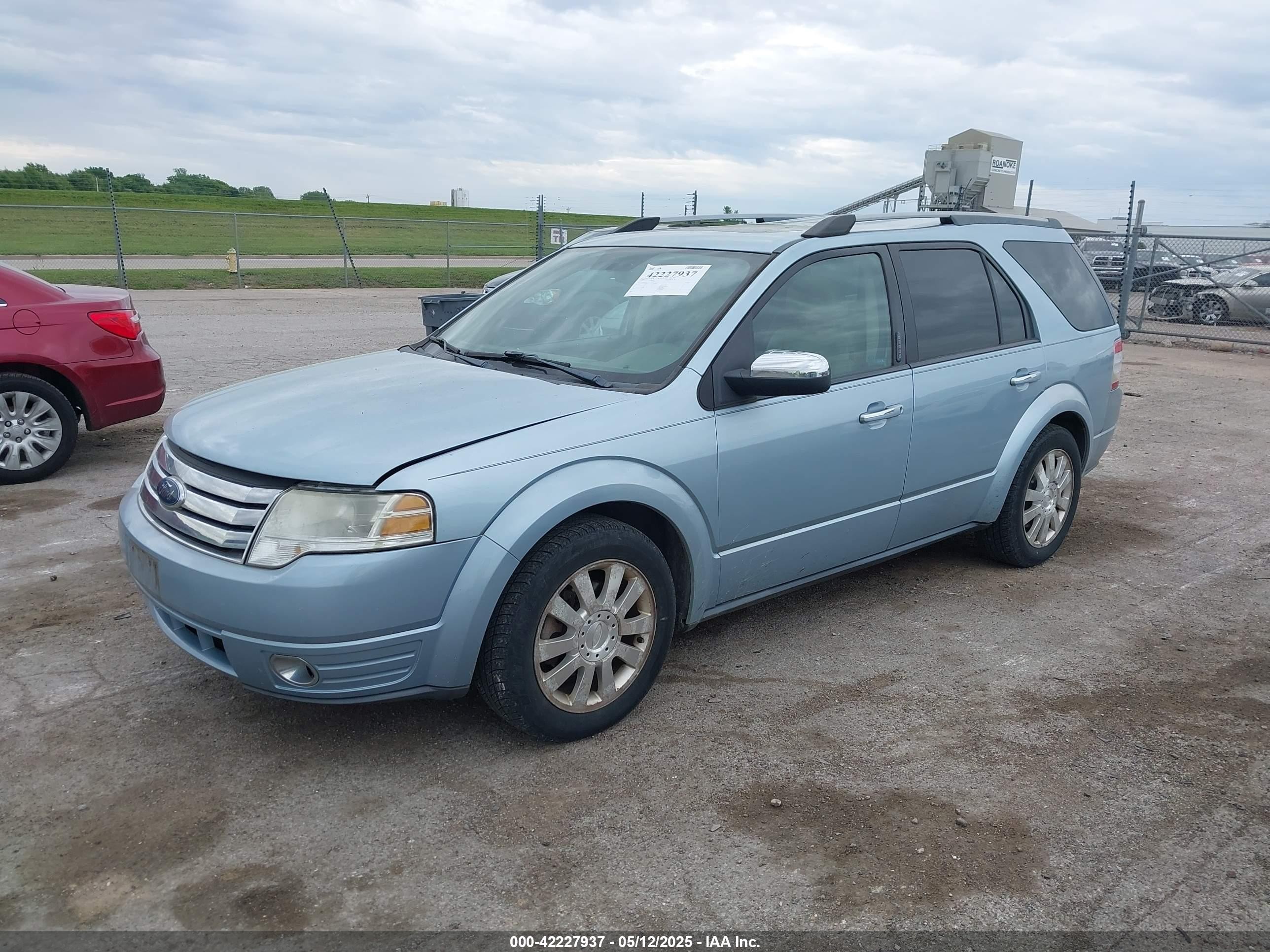 2009 Ford Taurus X Limited Blue vin: 1FMDK06W69GA03959