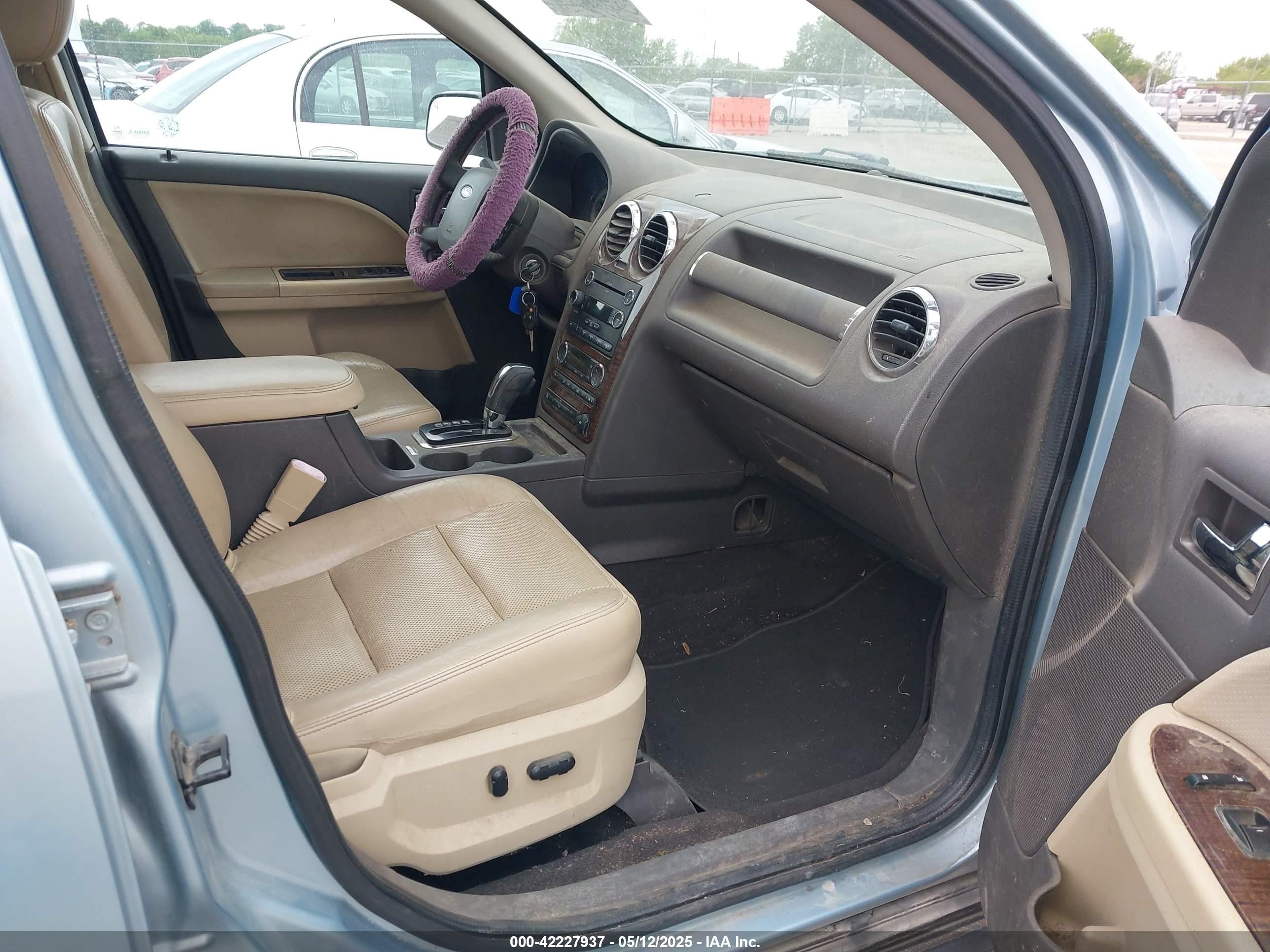 2009 Ford Taurus X Limited Blue vin: 1FMDK06W69GA03959