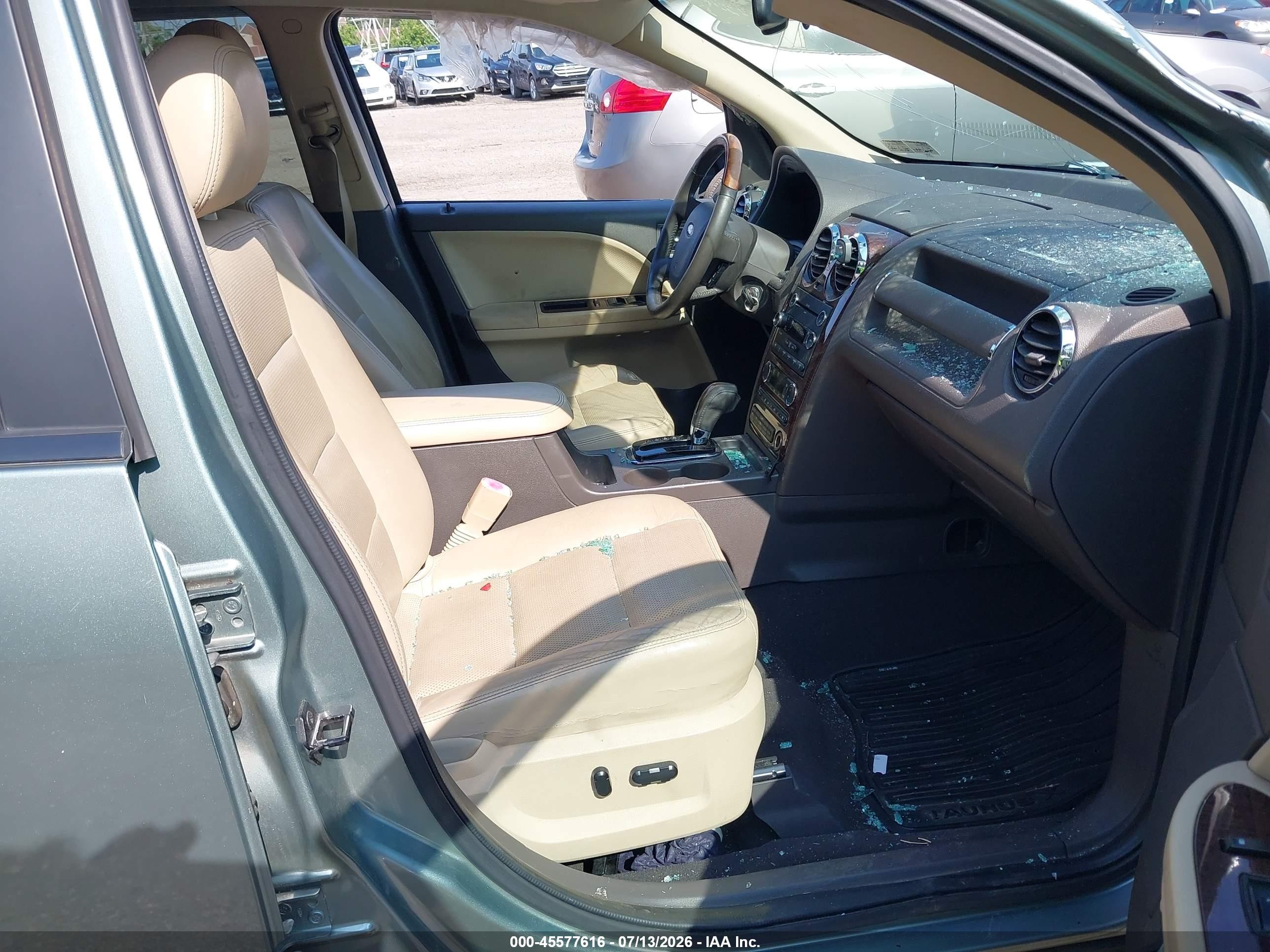2008 Ford Taurus X Limited Green vin: 1FMDK06W88GA12824