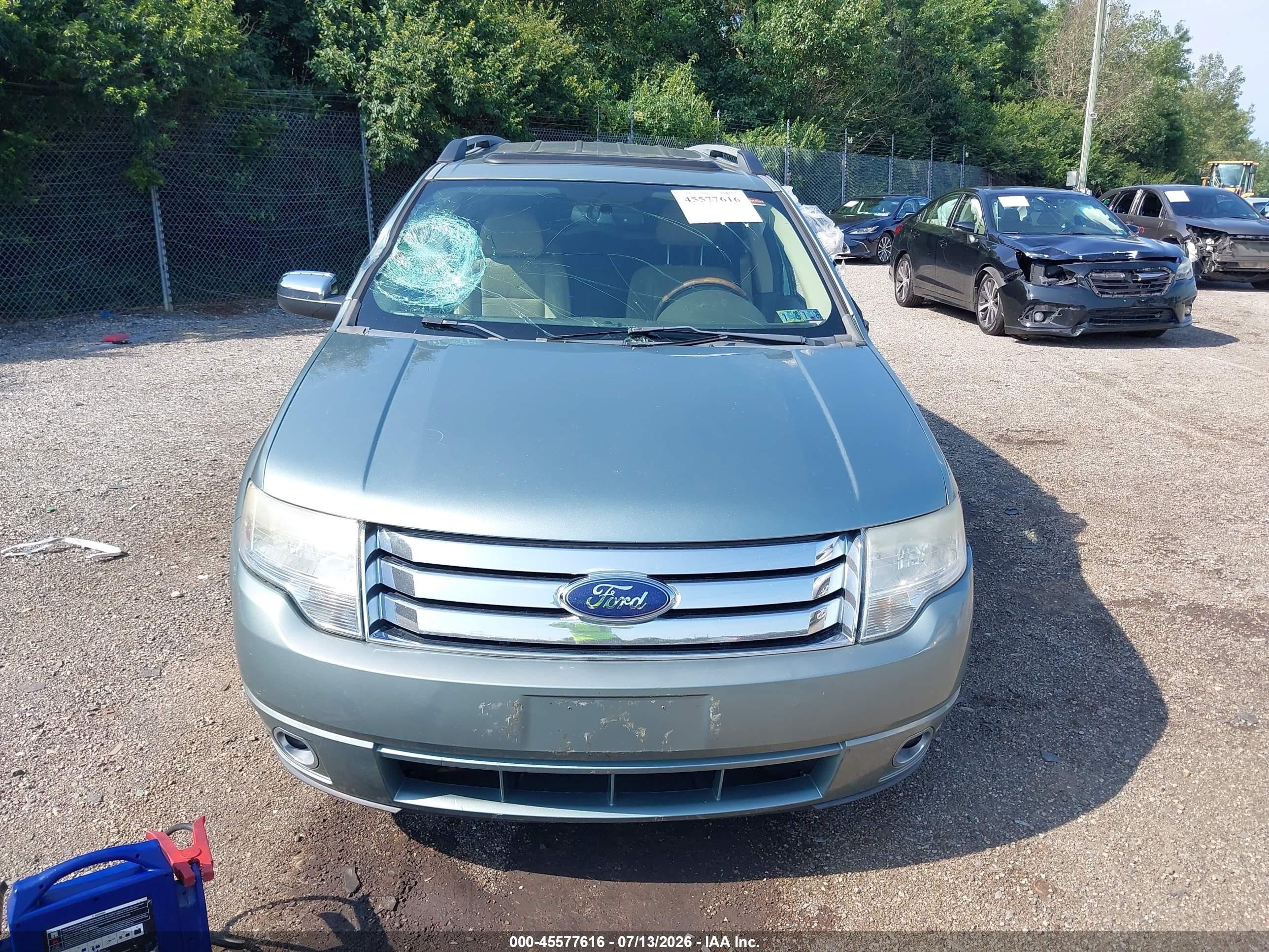 2008 Ford Taurus X Limited Green vin: 1FMDK06W88GA12824