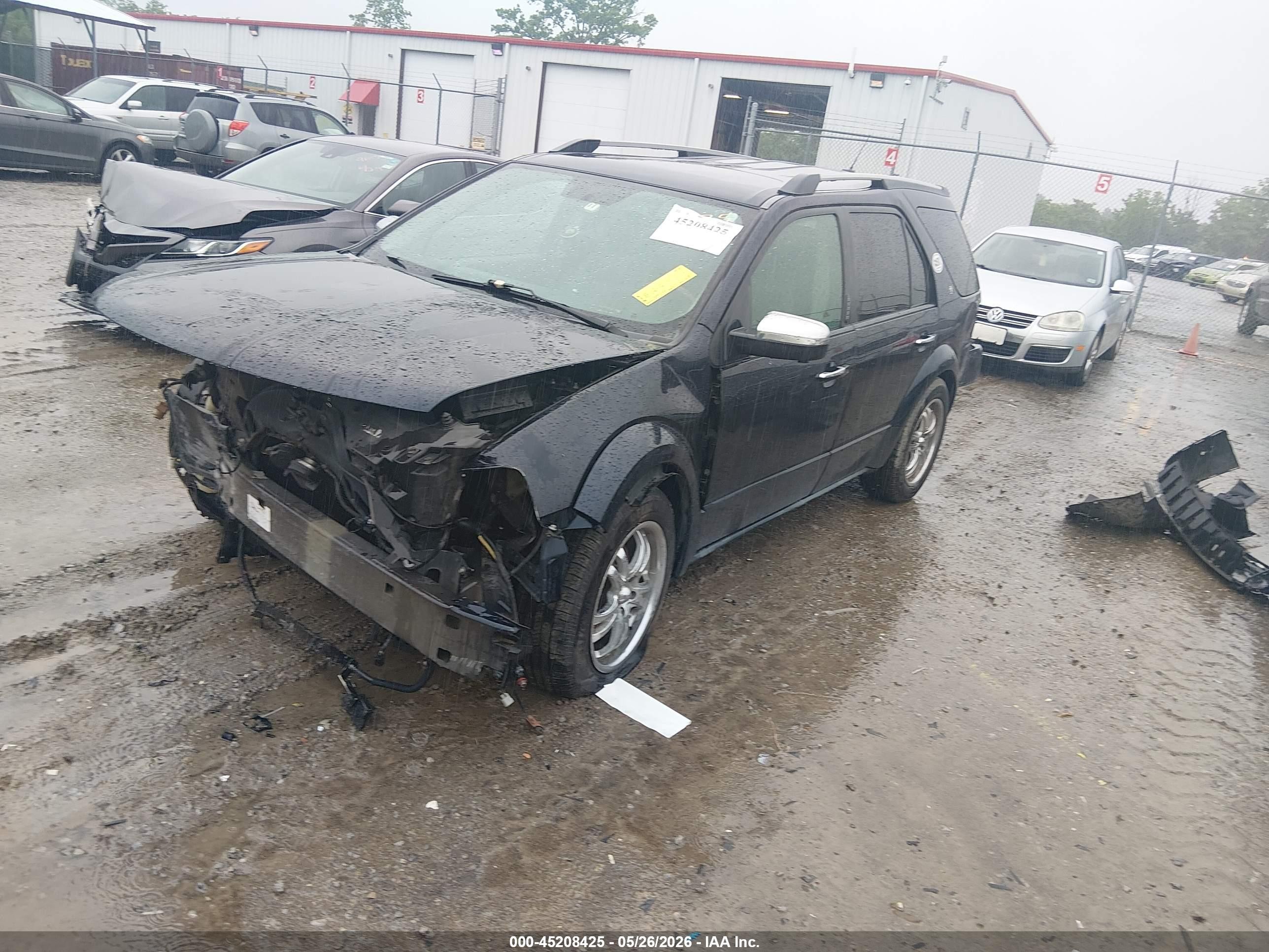2008 Ford Taurus X Limited Blue vin: 1FMDK06W88GA25475