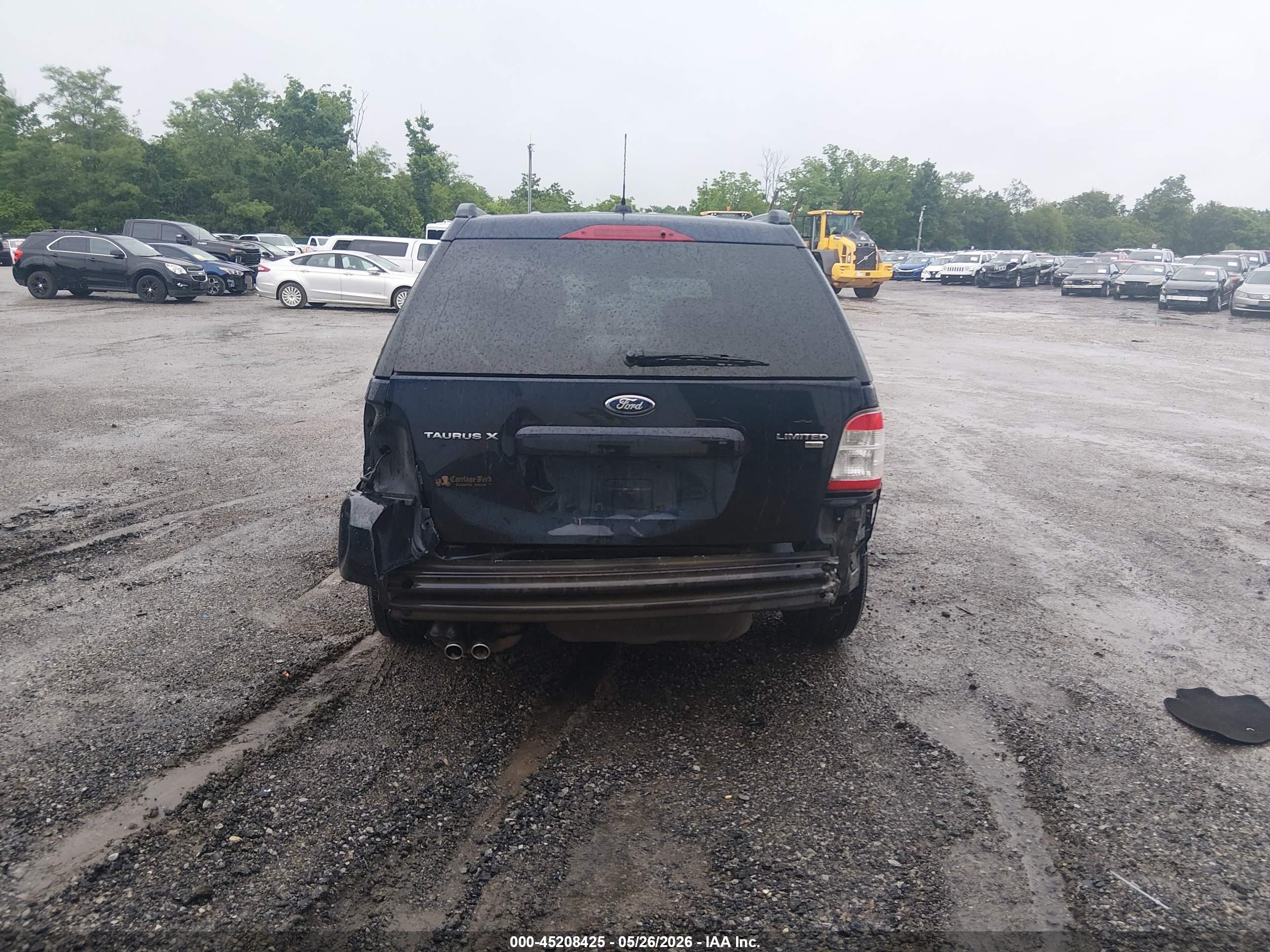 2008 Ford Taurus X Limited Blue vin: 1FMDK06W88GA25475