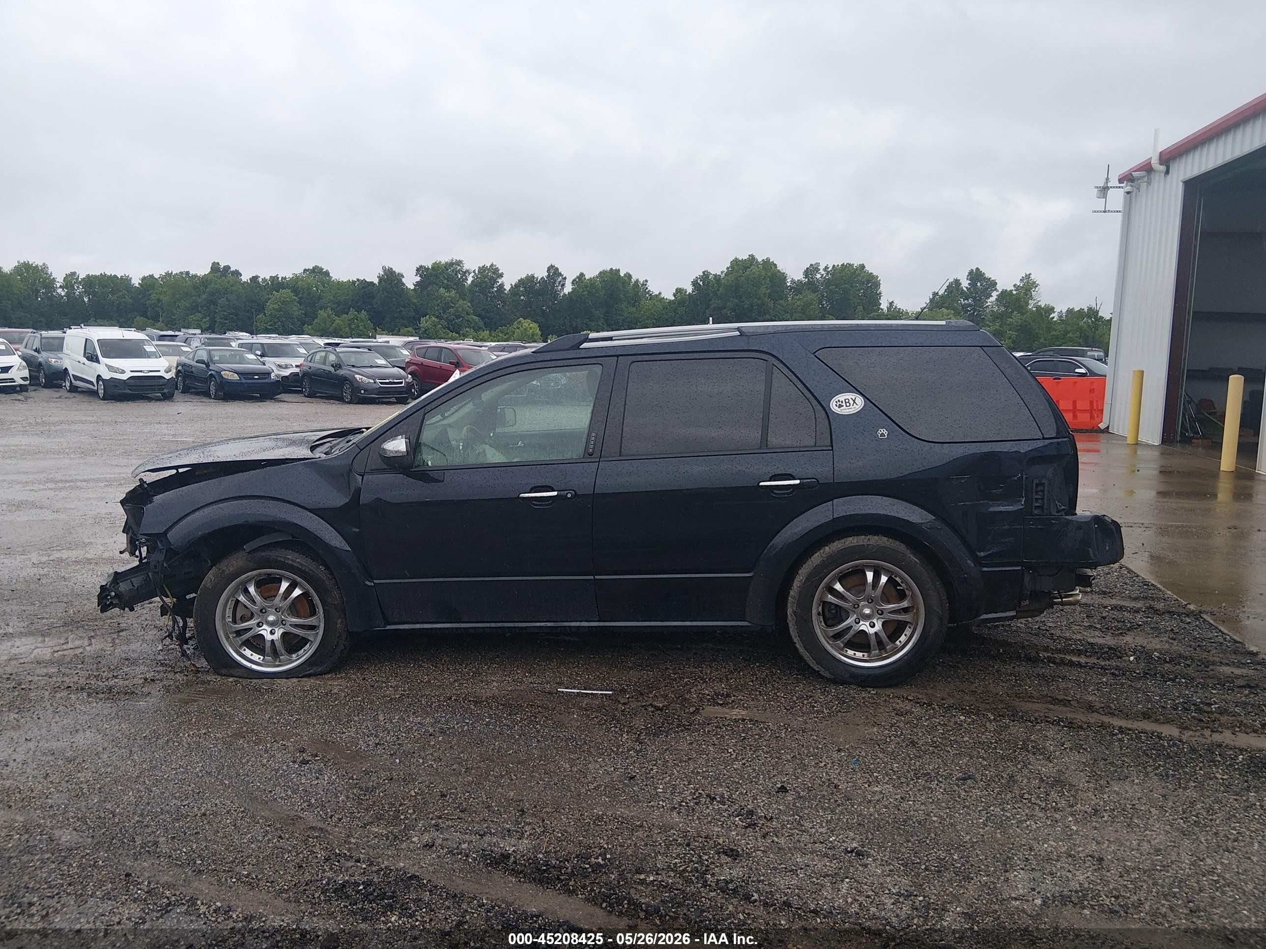 2008 Ford Taurus X Limited Blue vin: 1FMDK06W88GA25475
