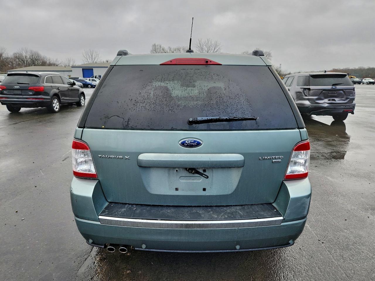 2008 Ford Taurus X Limited Green vin: 1FMDK06W98GA04313
