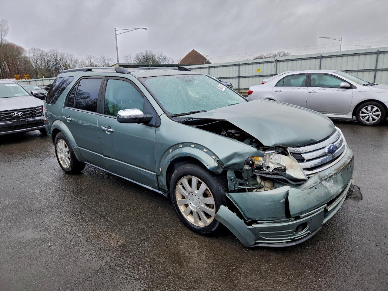 2008 Ford Taurus X Limited Green vin: 1FMDK06W98GA04313