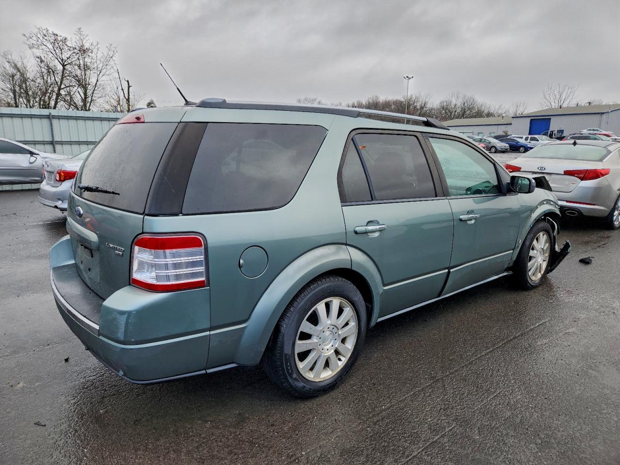 2008 Ford Taurus X Limited Green vin: 1FMDK06W98GA04313