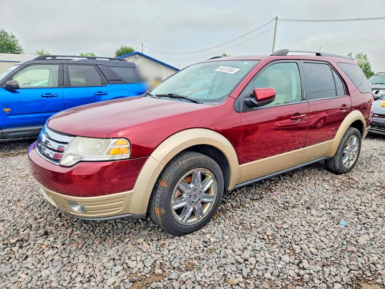 2008 Ford Taurus X Eddie Bauer Burgundy vin: 1FMDK07W18GA45730
