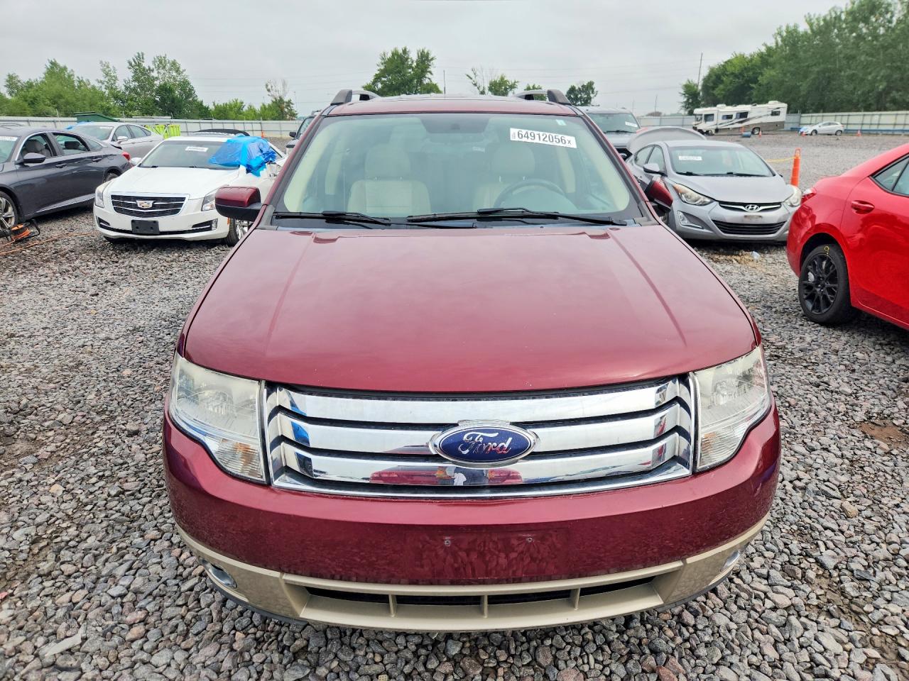 2008 Ford Taurus X Eddie Bauer Burgundy vin: 1FMDK07W18GA45730