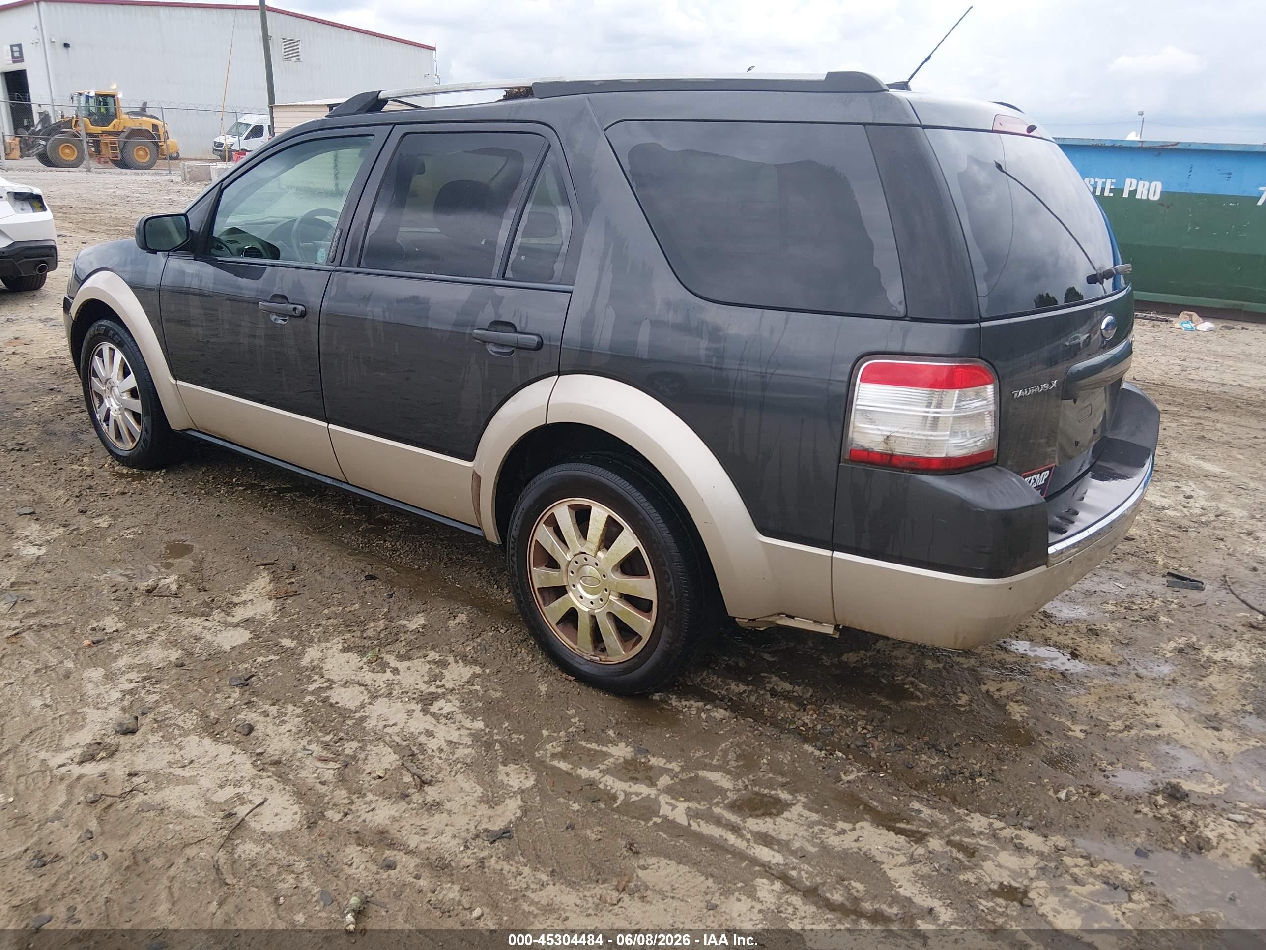 2008 Ford Taurus X Eddie Bauer Серый vin: 1FMDK07W38GA25916