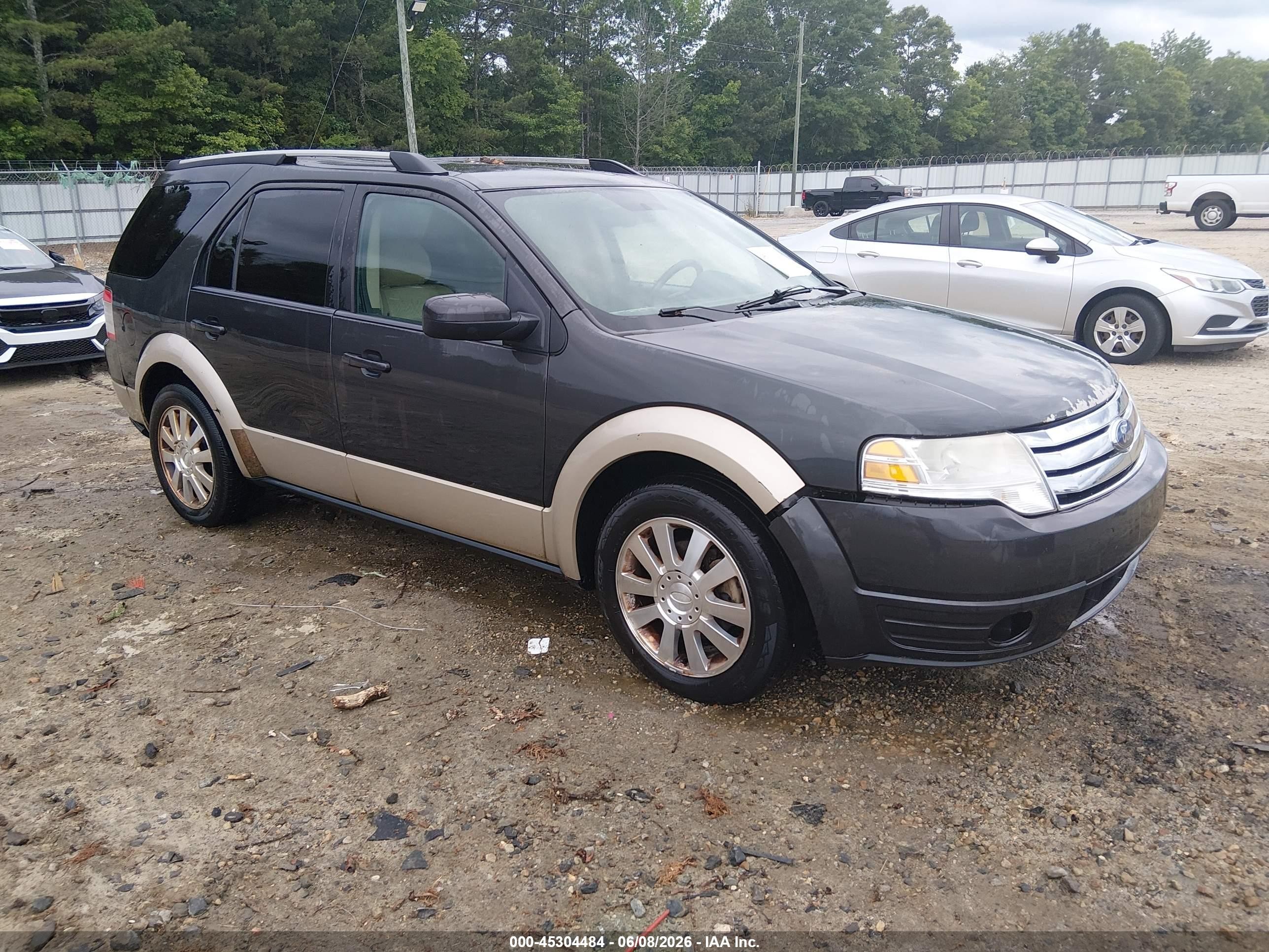 2008 Ford Taurus X Eddie Bauer Gray vin: 1FMDK07W38GA25916