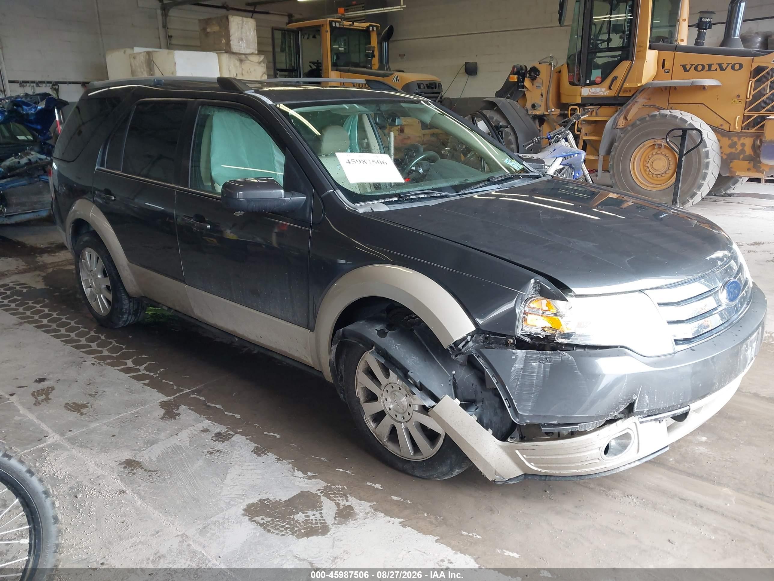 2008 Ford Taurus X Eddie Bauer Black vin: 1FMDK07W48GA11636
