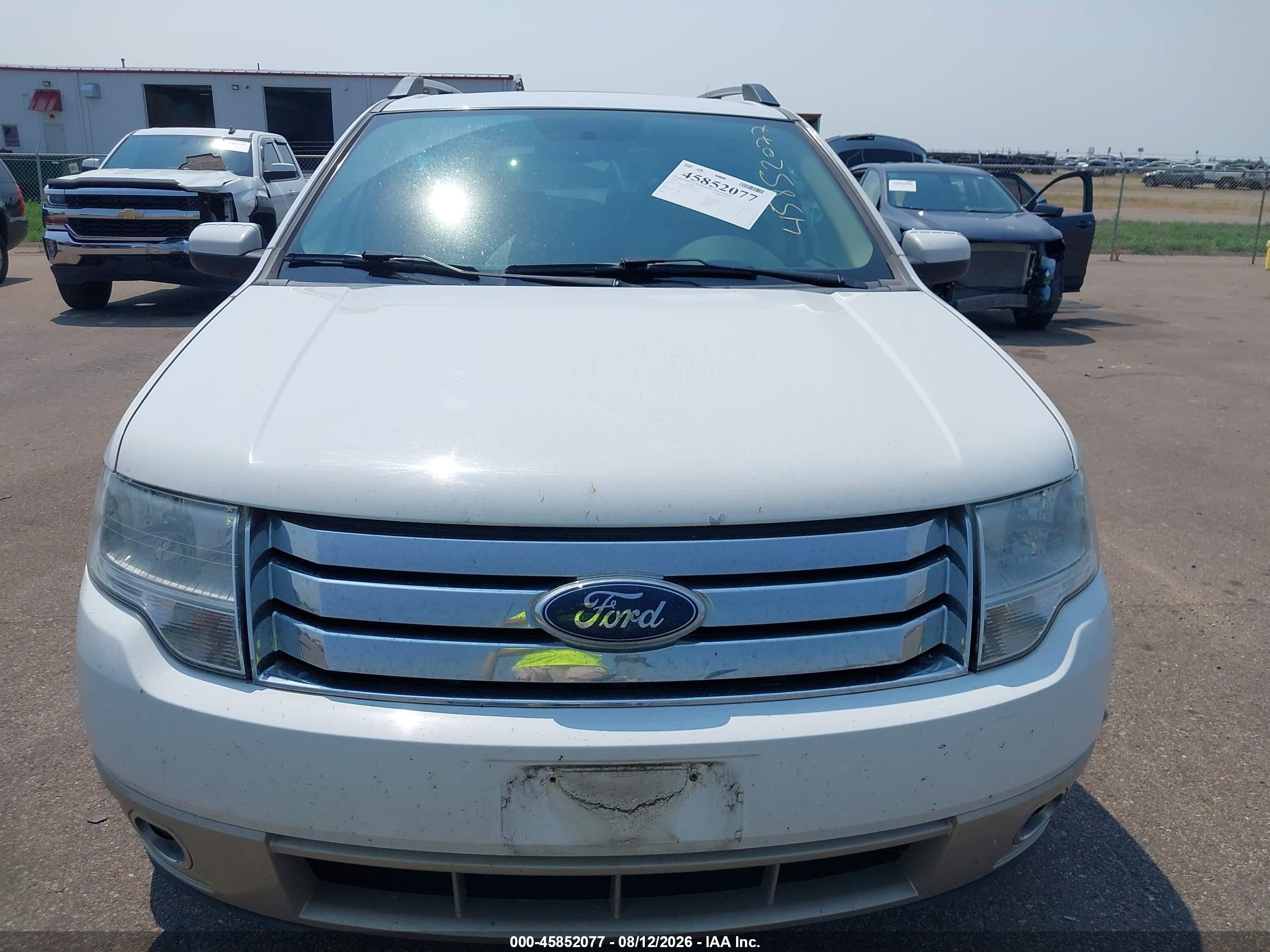2008 Ford Taurus X Eddie Bauer White vin: 1FMDK07W88GA28147