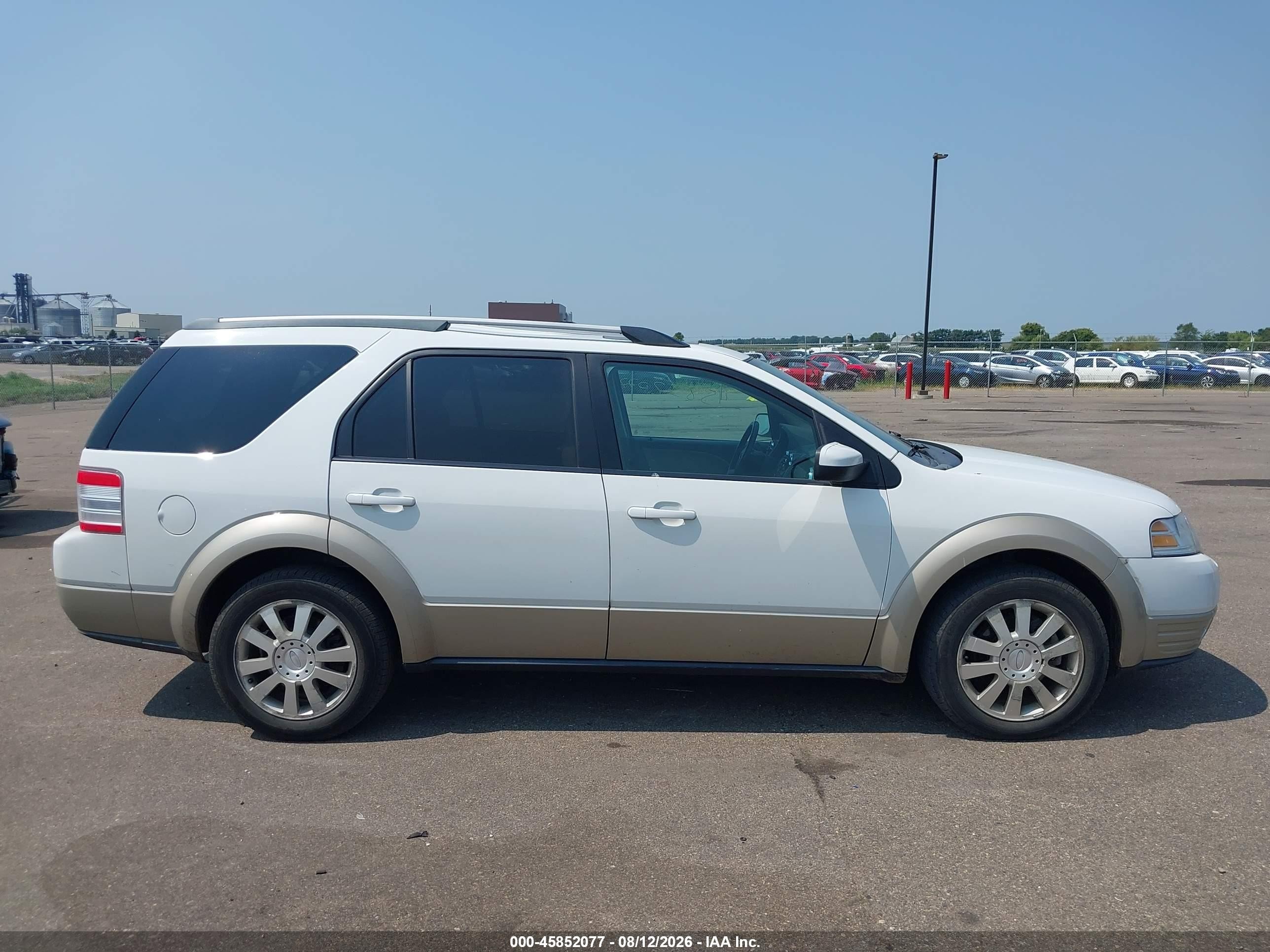 2008 Ford Taurus X Eddie Bauer White vin: 1FMDK07W88GA28147