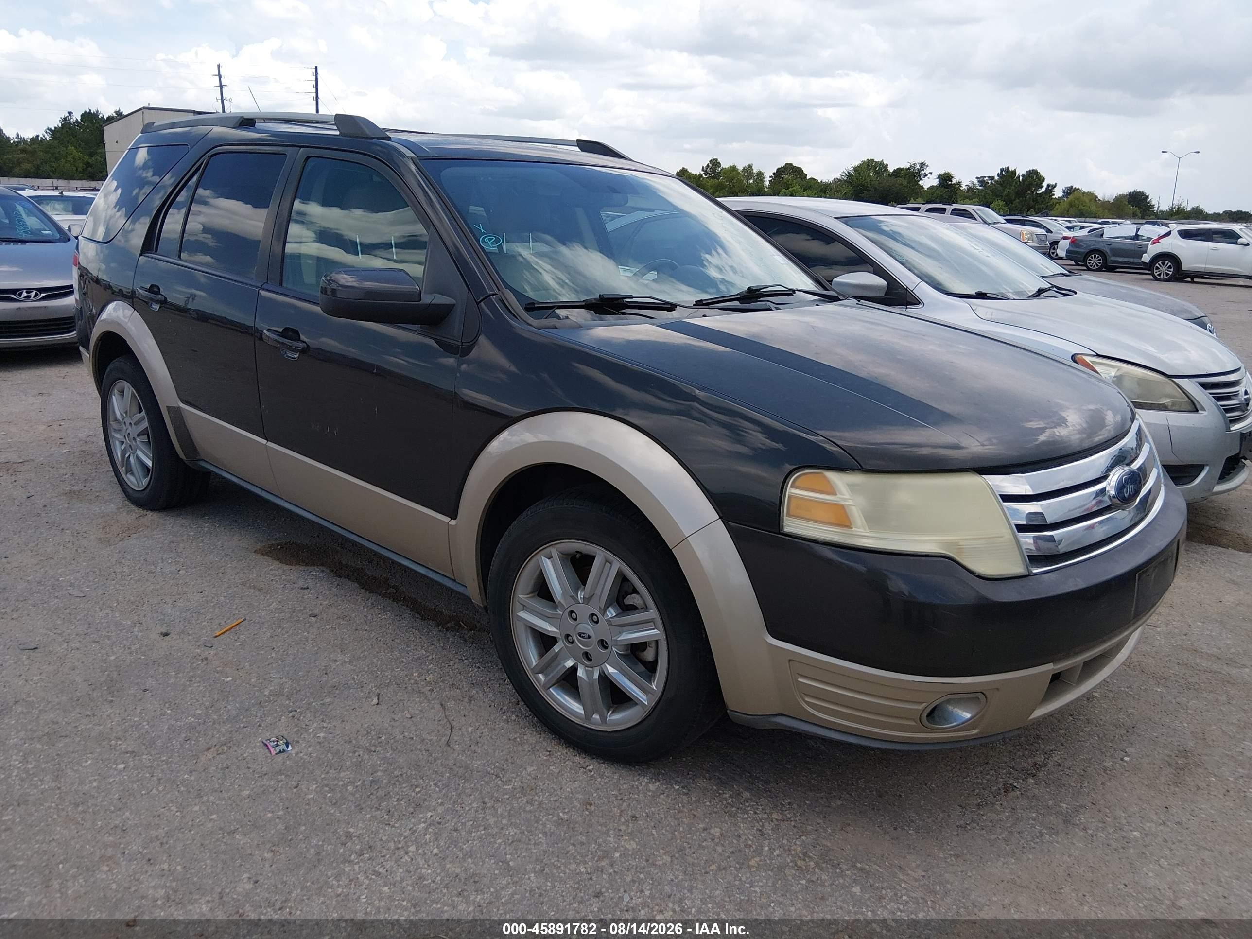 2008 Ford Taurus X Eddie Bauer Черный vin: 1FMDK07W98GA12362