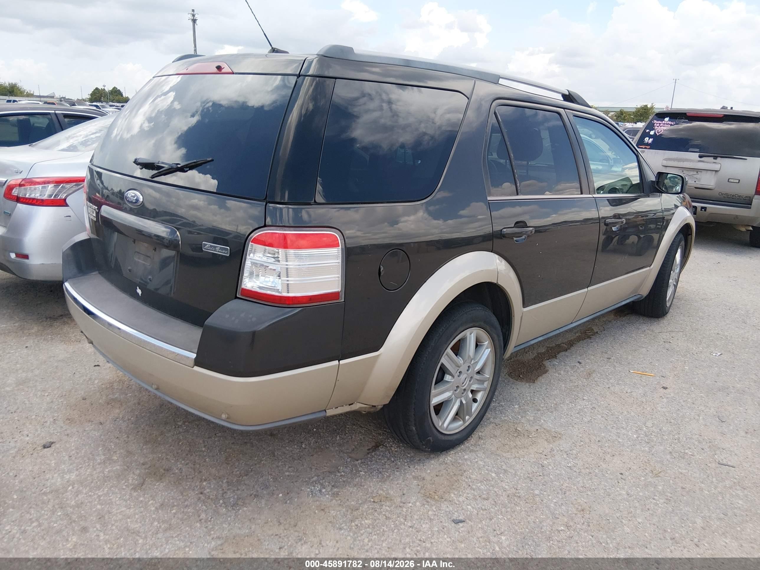 2008 Ford Taurus X Eddie Bauer Черный vin: 1FMDK07W98GA12362