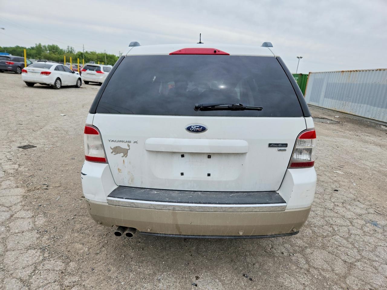 2008 Ford Taurus X Eddie Bauer White vin: 1FMDK08W18GA16419