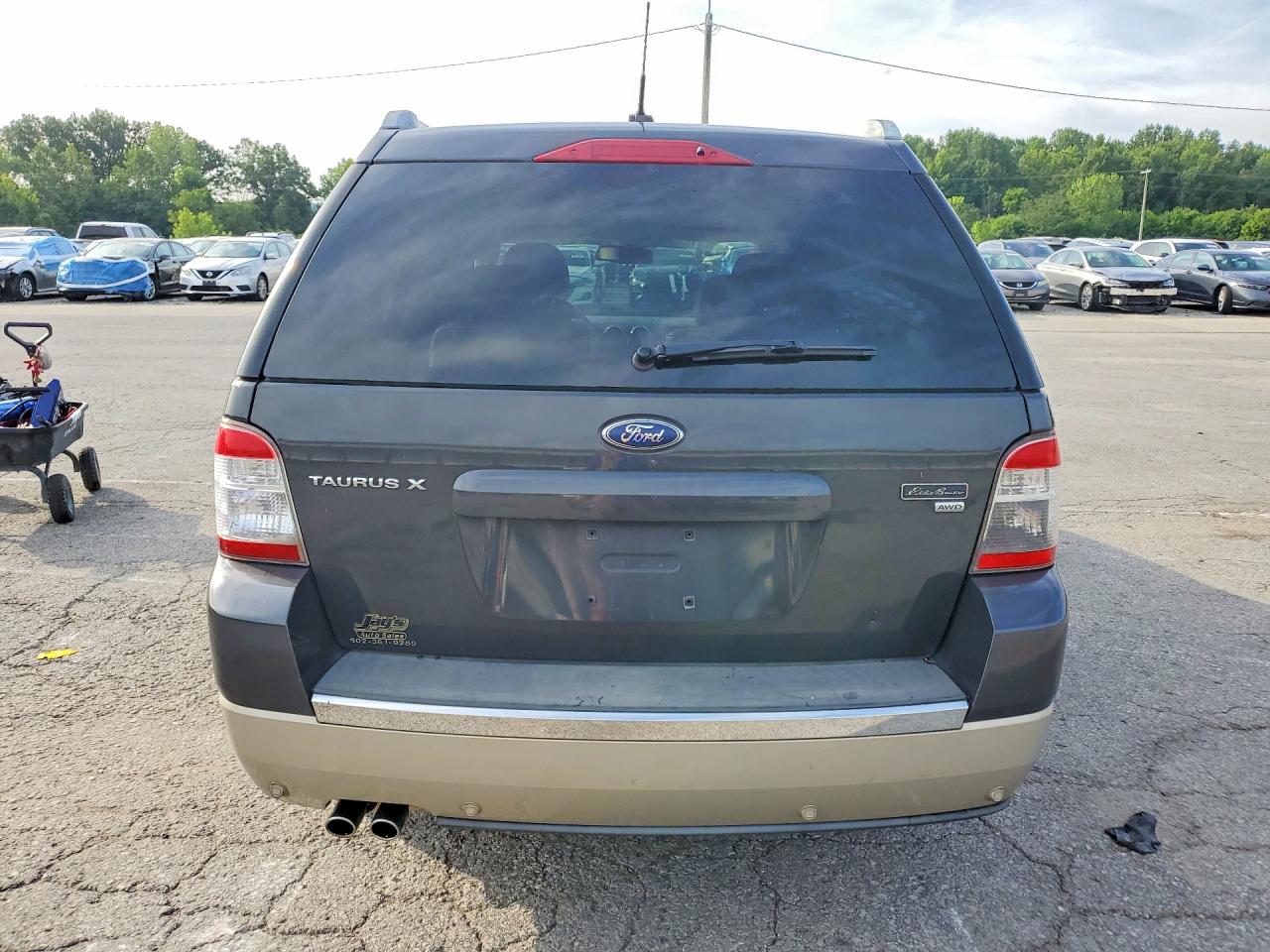 2008 Ford Taurus X Eddie Bauer Gray vin: 1FMDK08W38GA16728