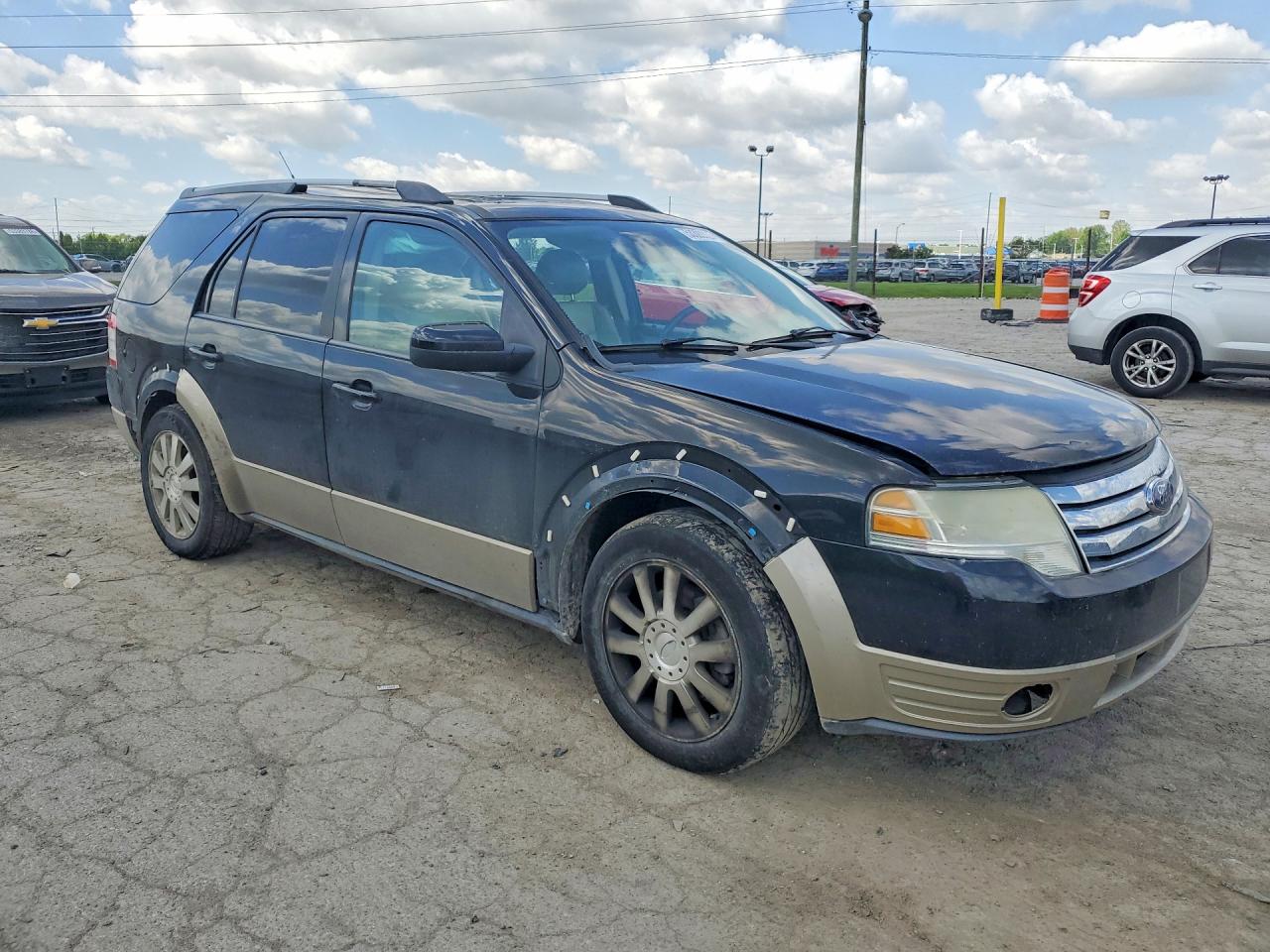2008 Ford Taurus X Eddie Bauer Black vin: 1FMDK08W48GA10971
