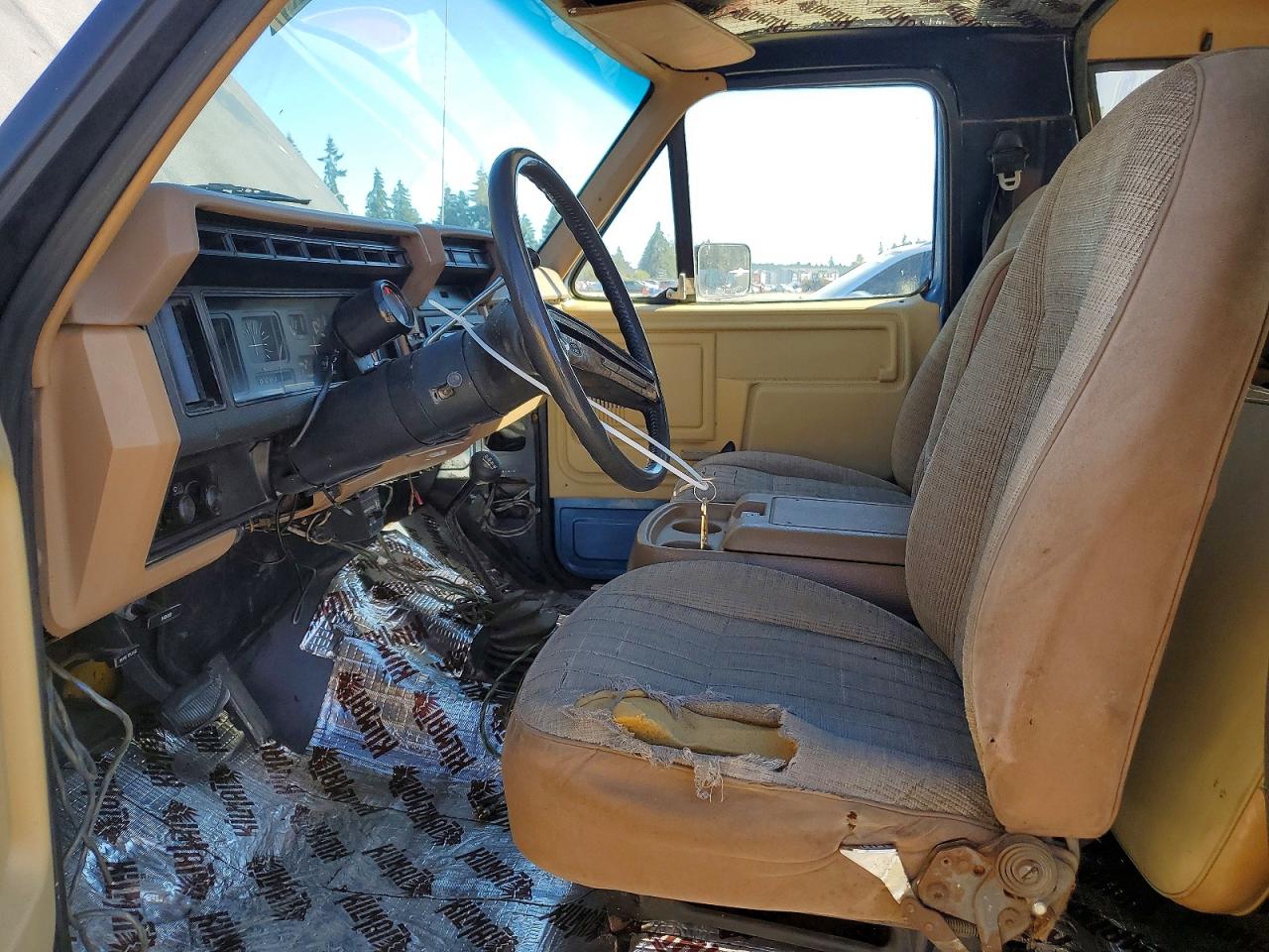 1985 Ford Bronco U100 Черный vin: 1FMDU15H1FLB02419