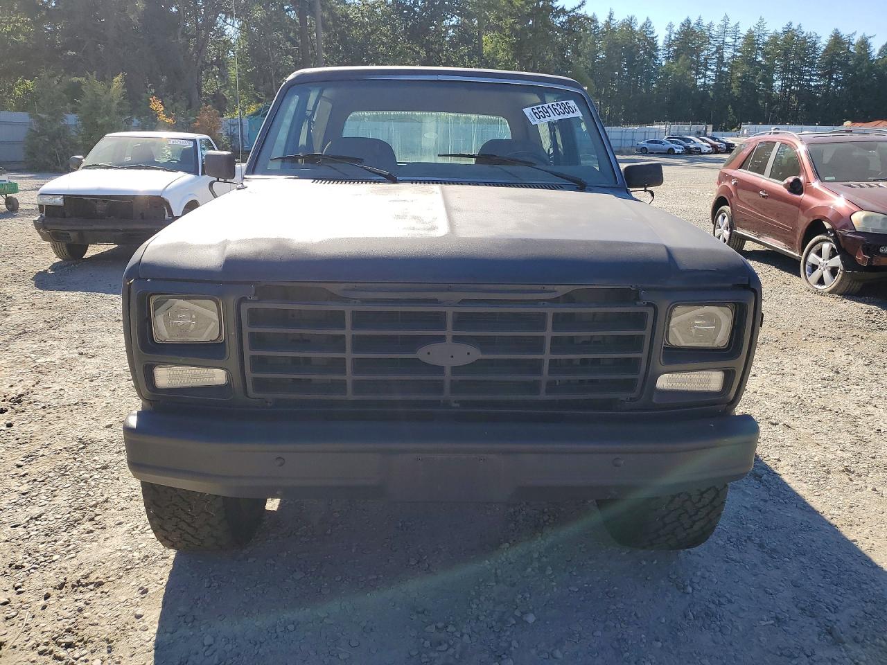 1985 Ford Bronco U100 Черный vin: 1FMDU15H1FLB02419