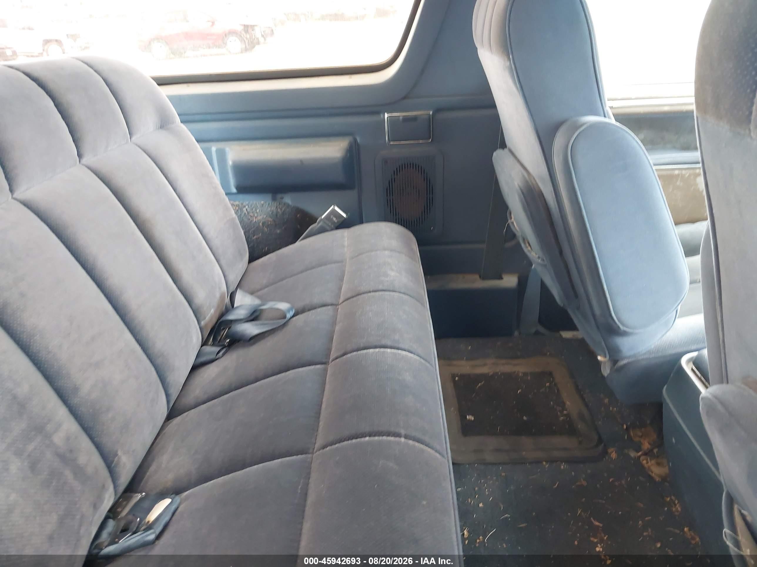 1986 Ford Bronco U100 Blue vin: 1FMDU15NXGLA47055