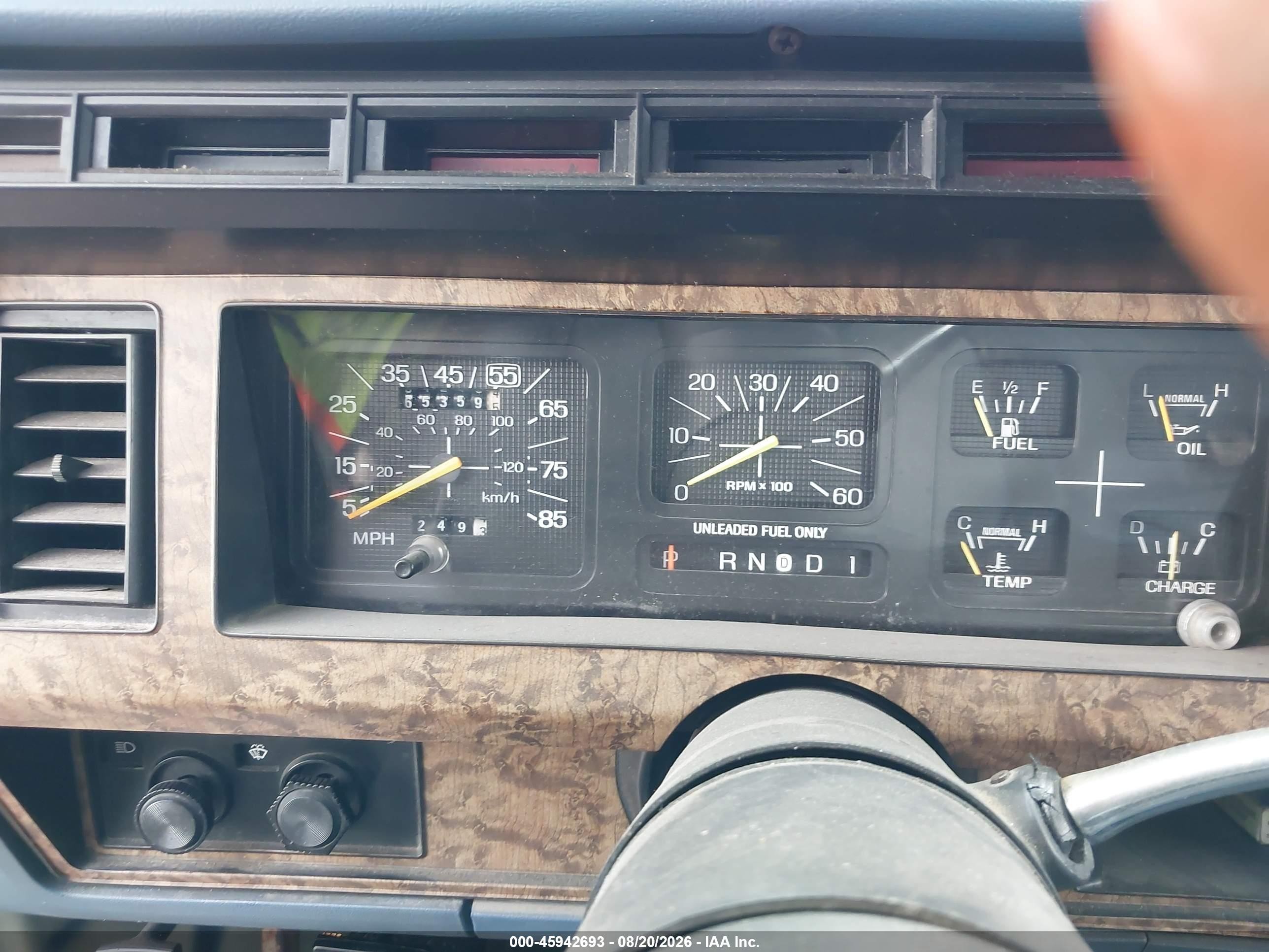 1986 Ford Bronco U100 Blue vin: 1FMDU15NXGLA47055