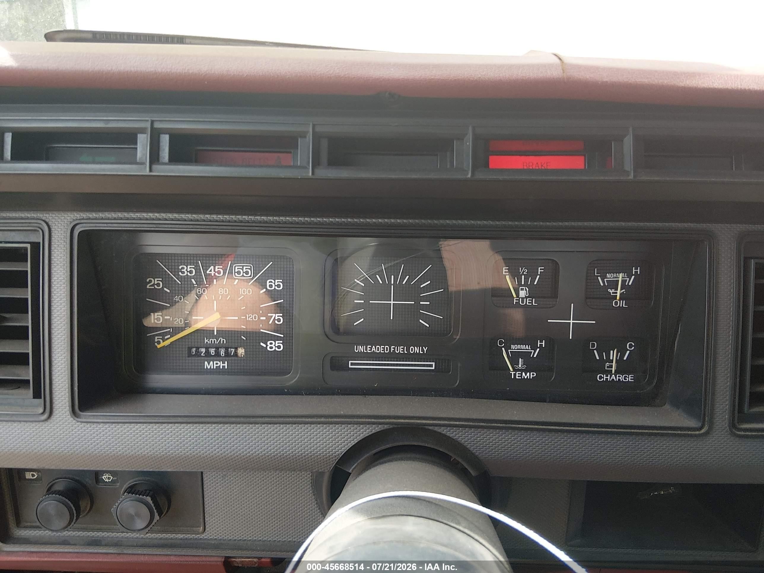 1986 Ford Bronco U100 Red vin: 1FMDU15NXGLA81979