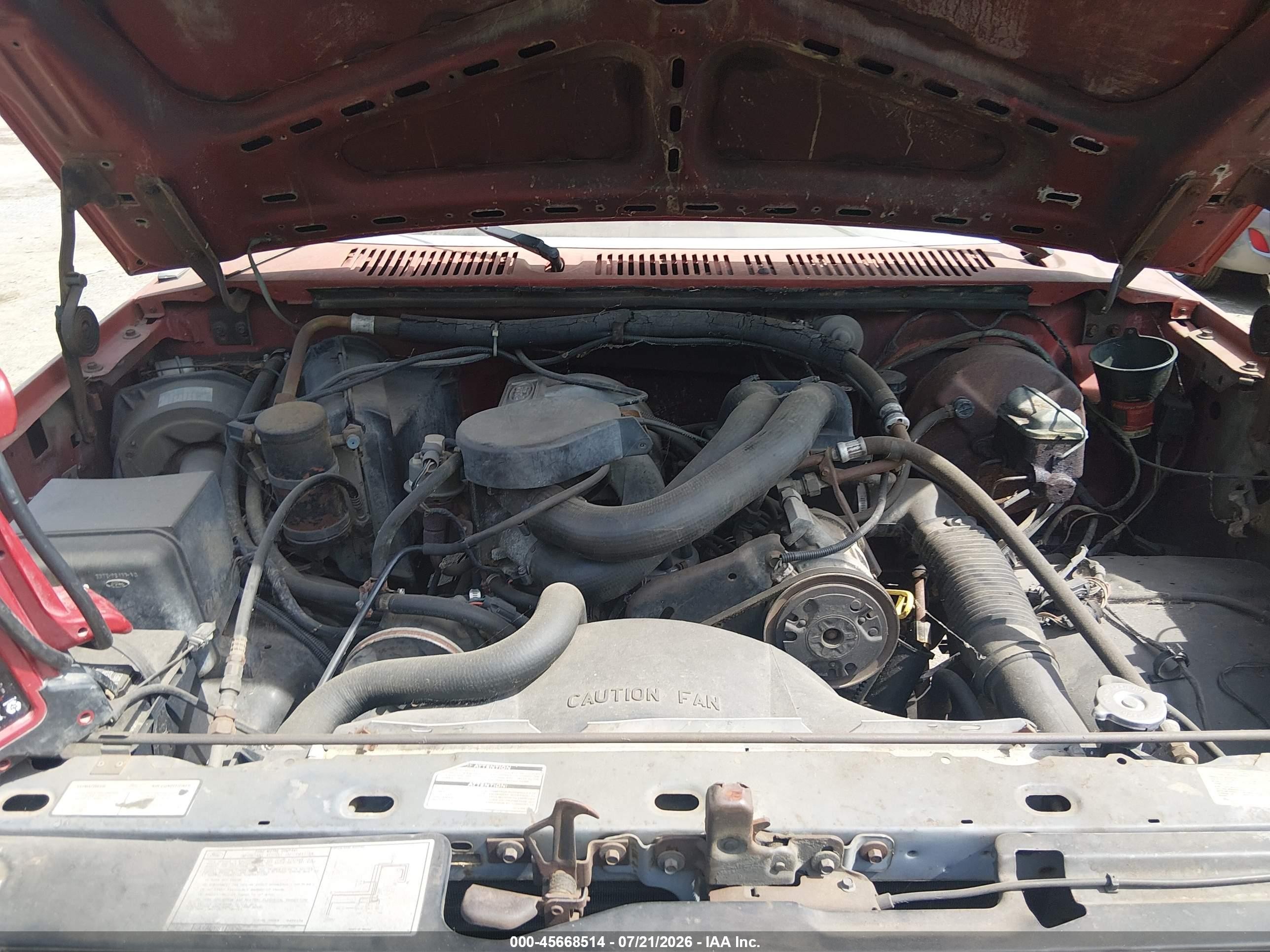1986 Ford Bronco U100 Red vin: 1FMDU15NXGLA81979