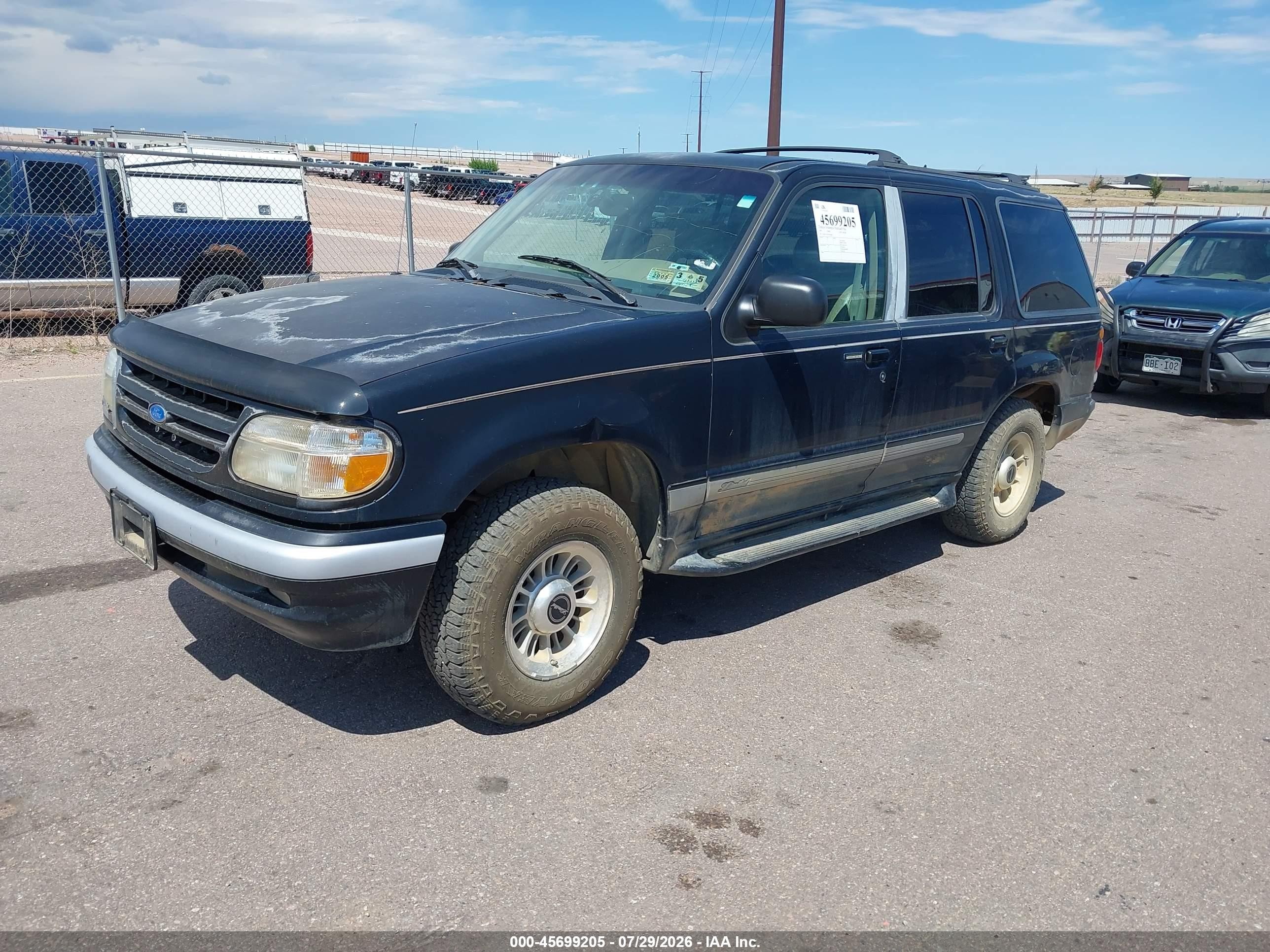 1997 Ford Explorer Eddie Bauer/limited/xl/xlt Черный vin: 1FMDU32E4VZC00085