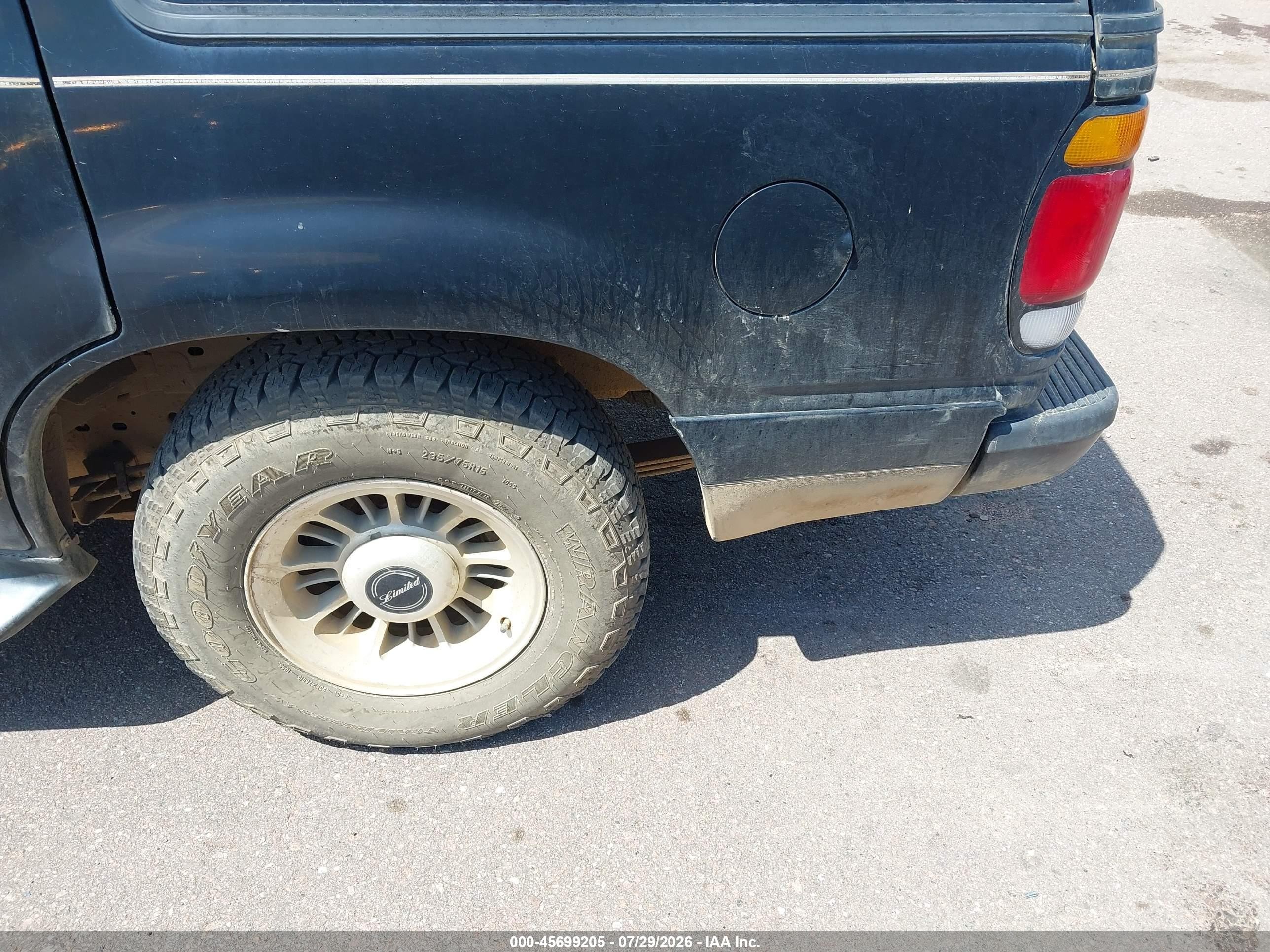 1997 Ford Explorer Eddie Bauer/limited/xl/xlt Черный vin: 1FMDU32E4VZC00085