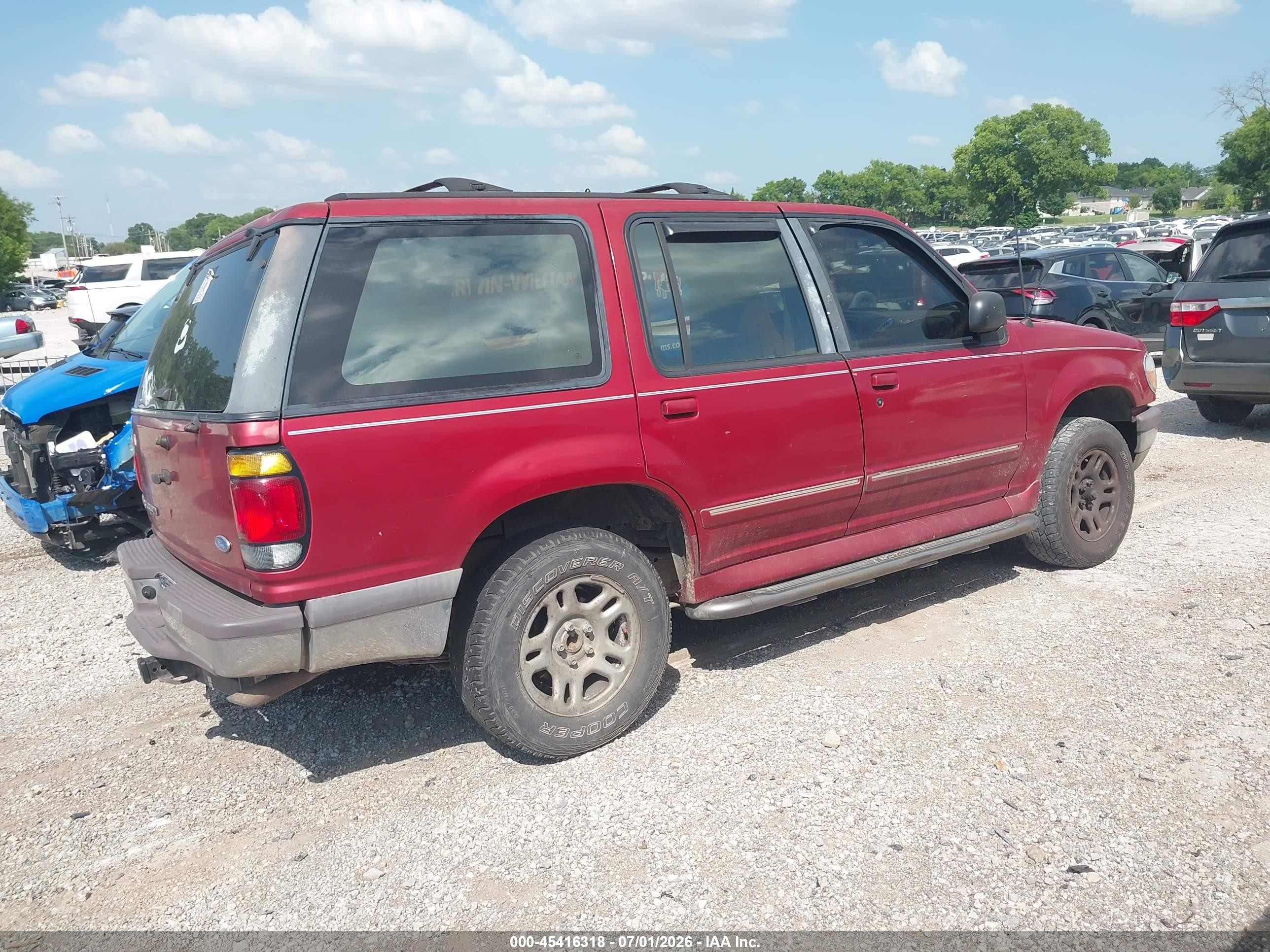 1997 Ford Explorer Eddie Bauer/limited/xl/xlt Красный vin: 1FMDU32E5VUB18752